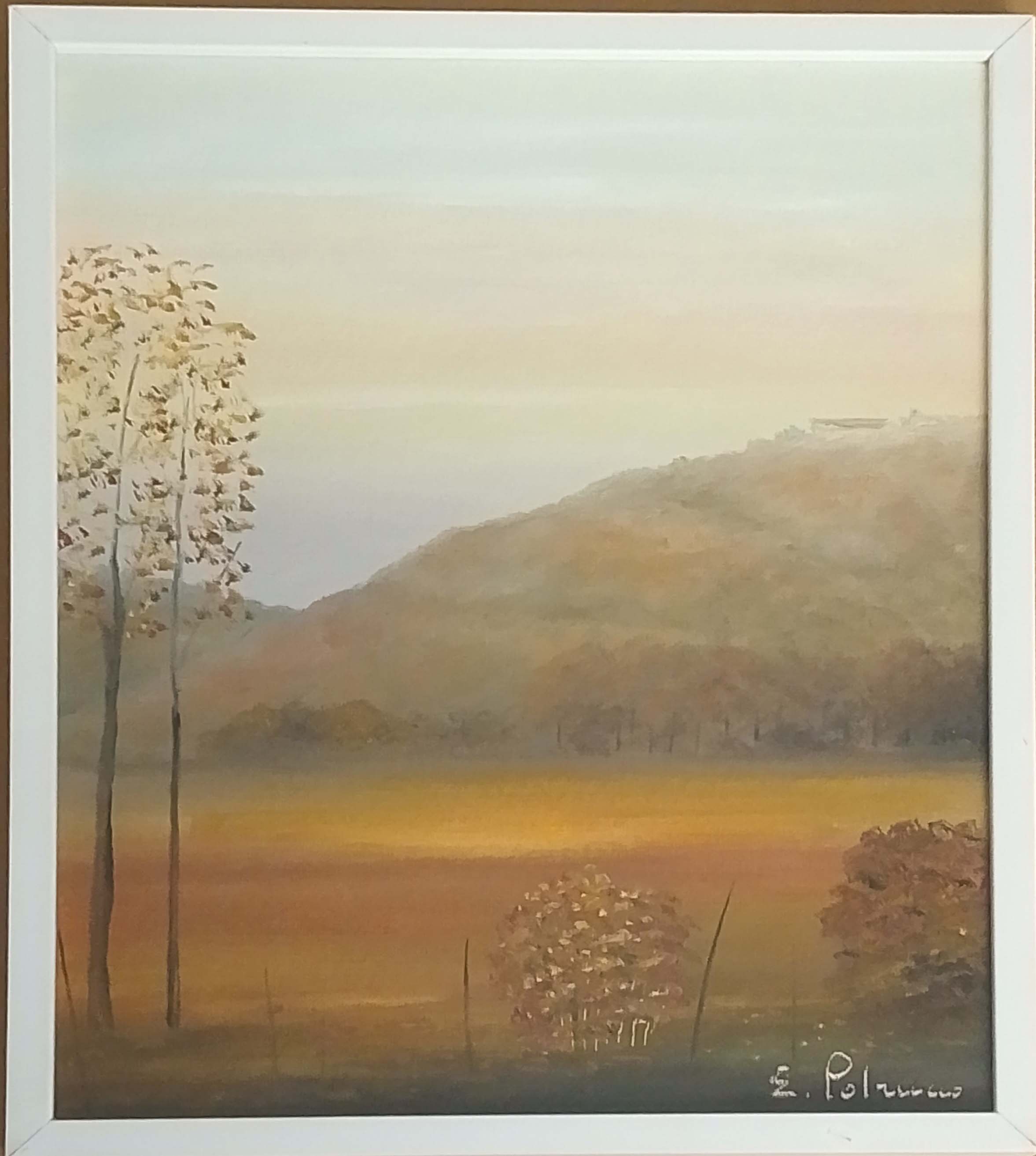 Autunno di Evasio Patrucco, olio su tela del 1984
