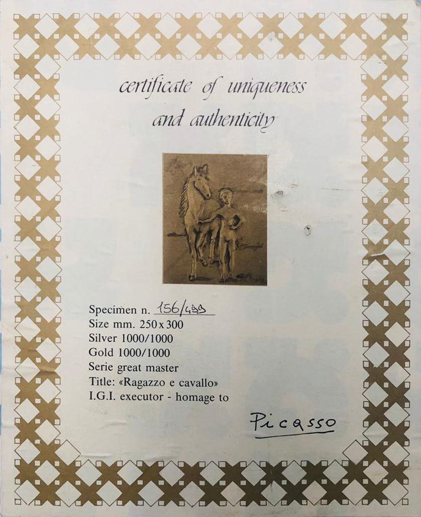 Da Pablo Picasso - Ragazzo e cavallo