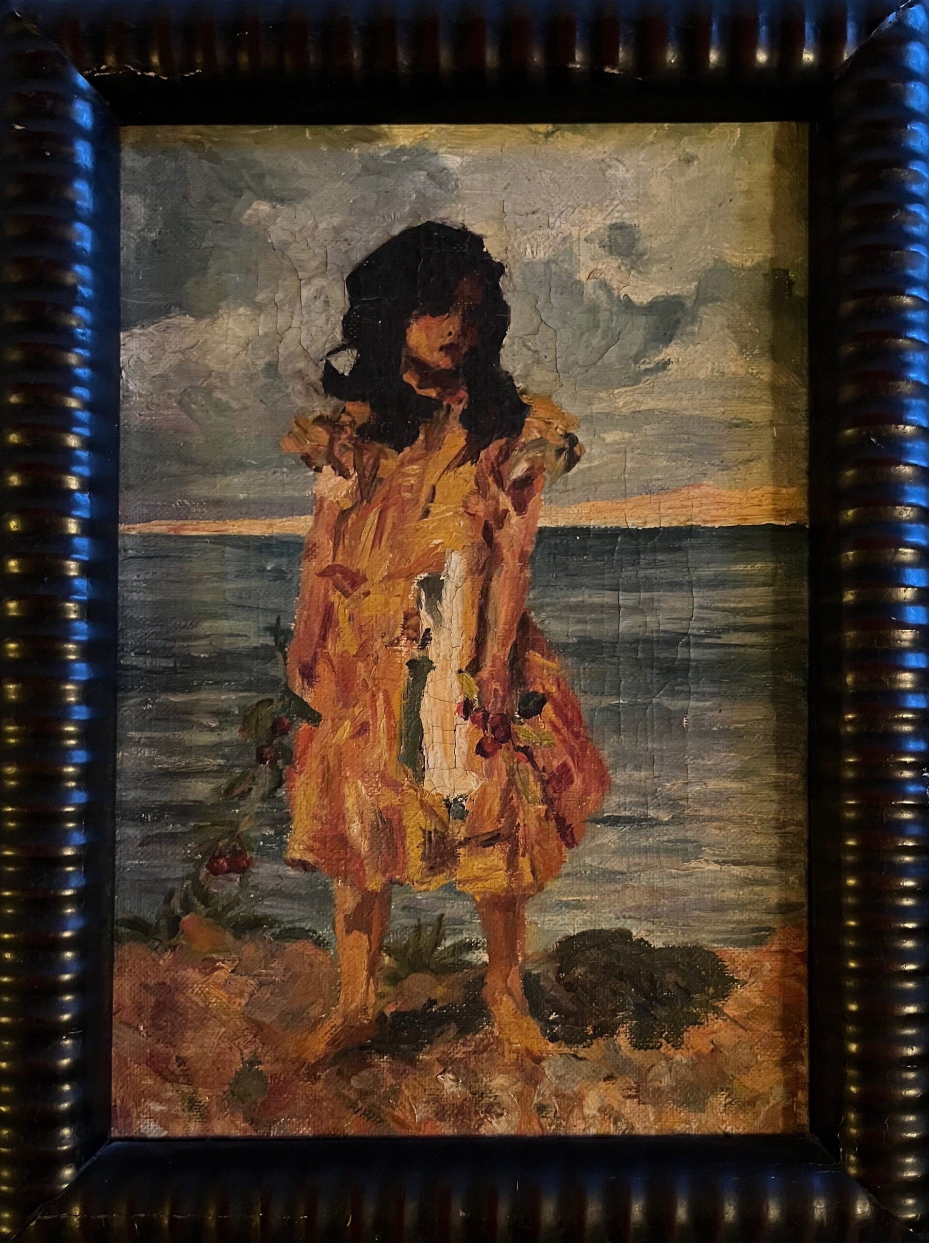 Autore Sconosciuto - Ragazza con fiore