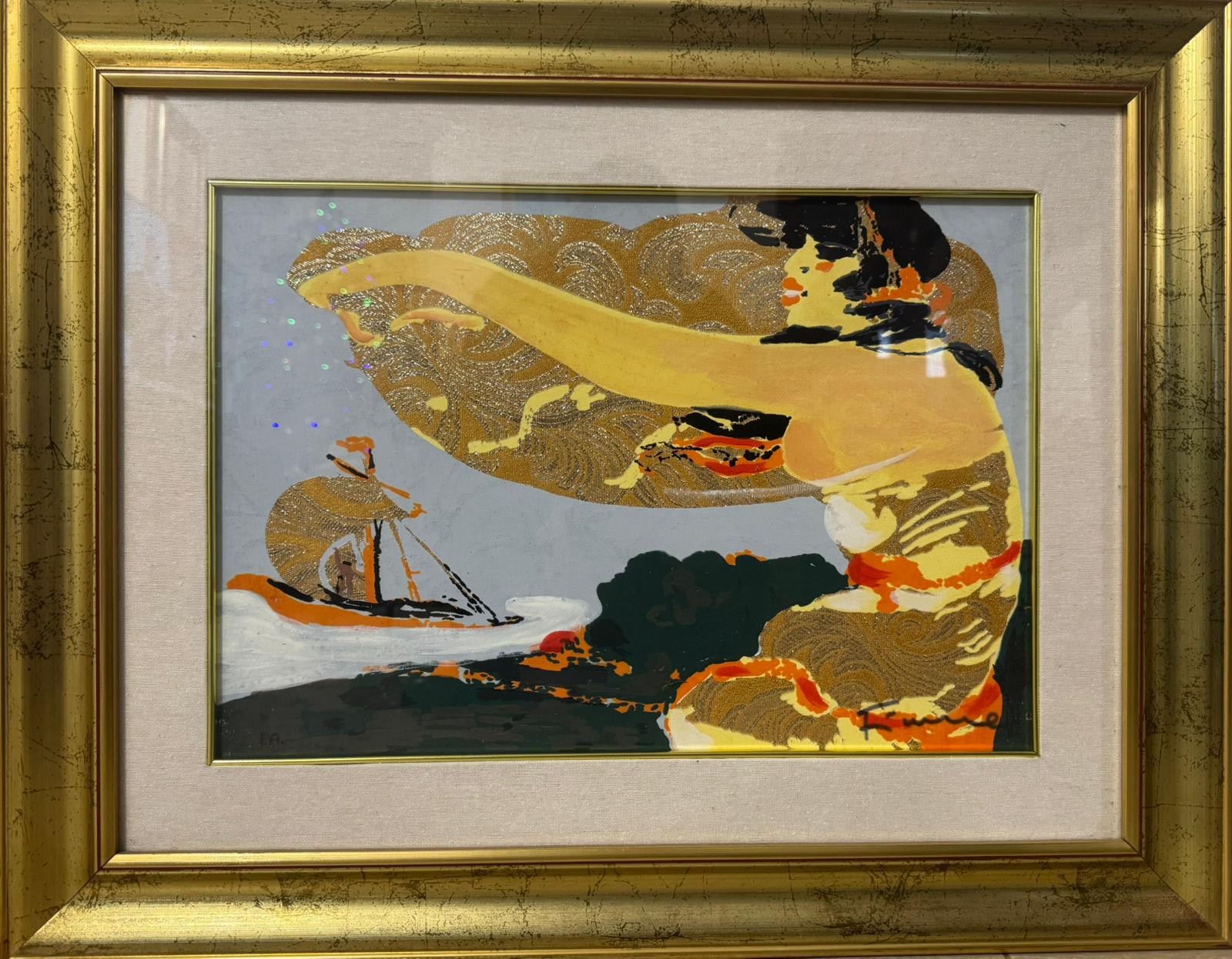 Salvatore Fiume  Senza Titolo (Odalisca)