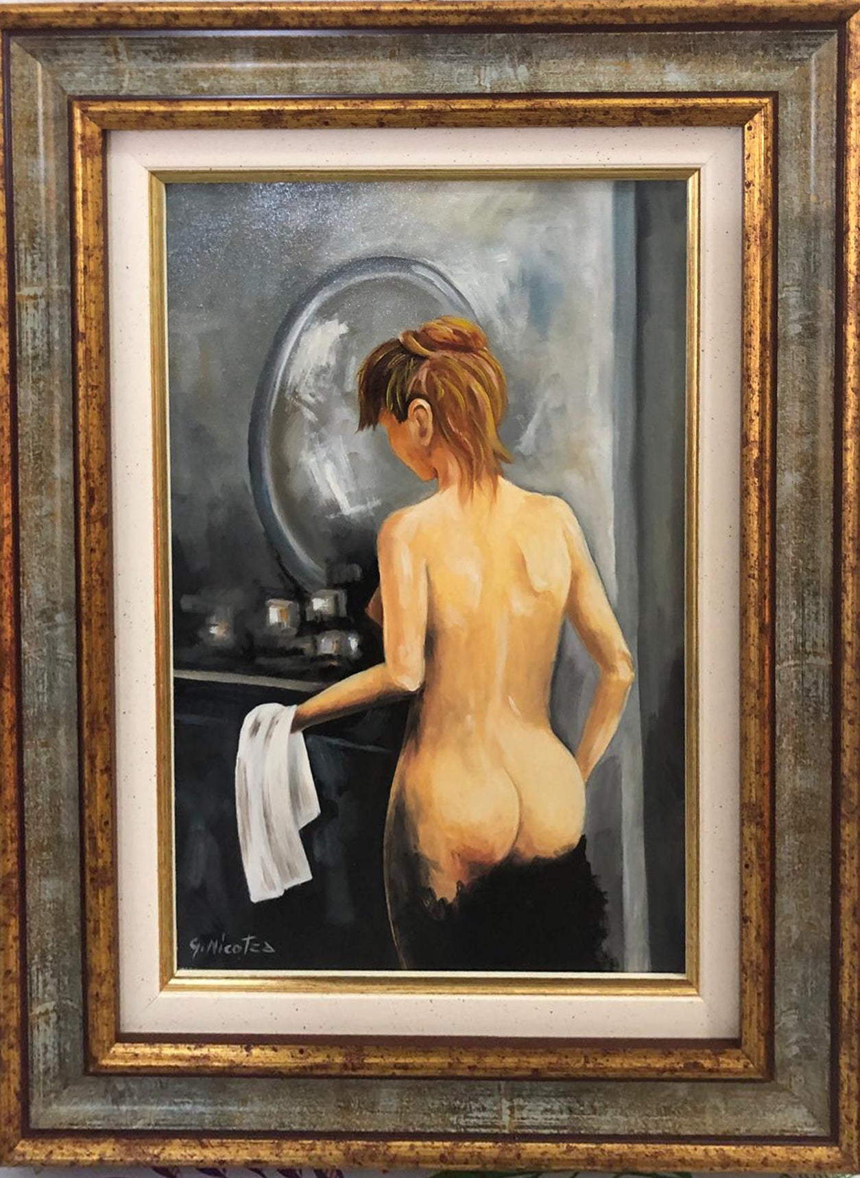 Giuseppe Nicotra - In bagno