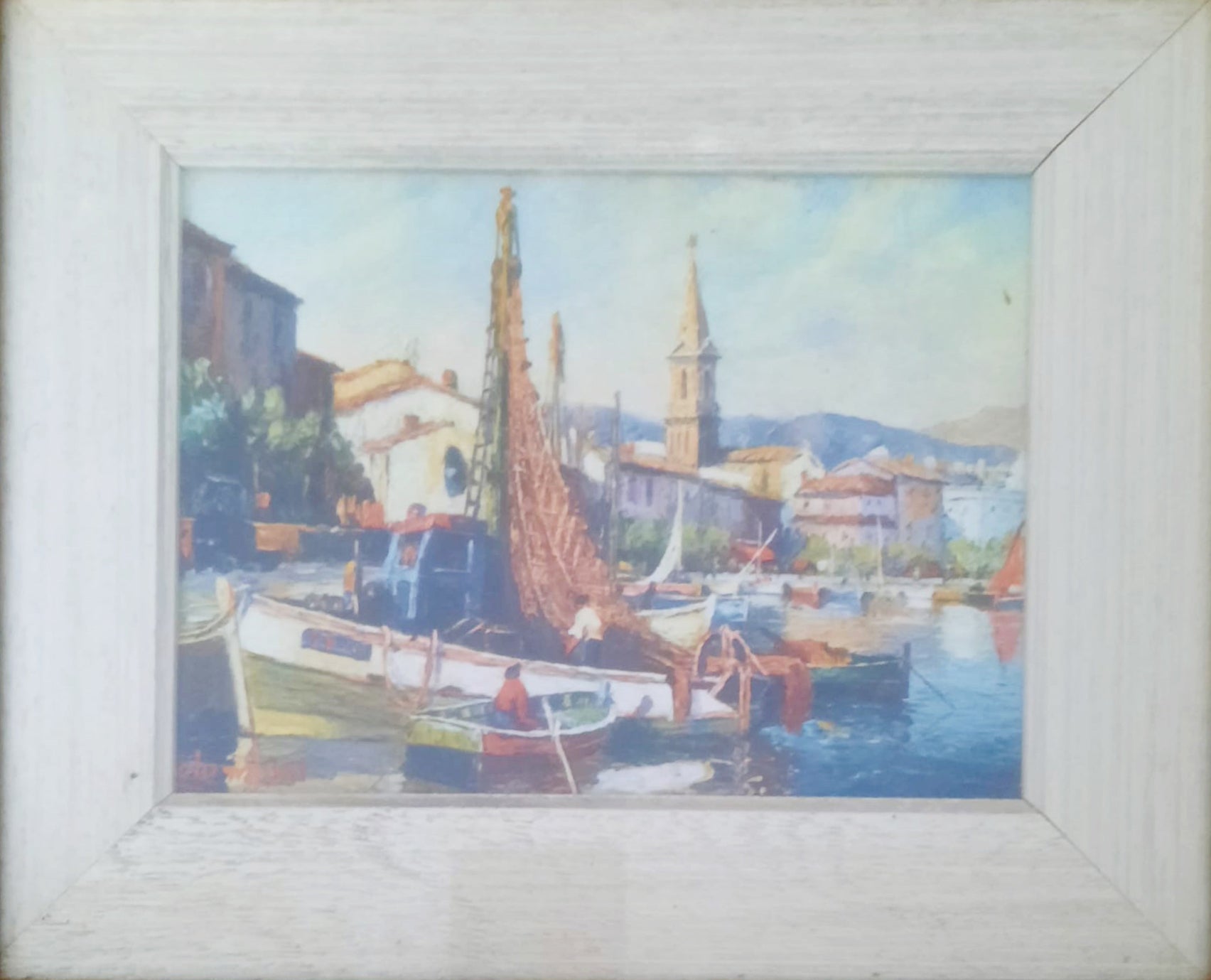 Colombini - Los barcos en el puerto
