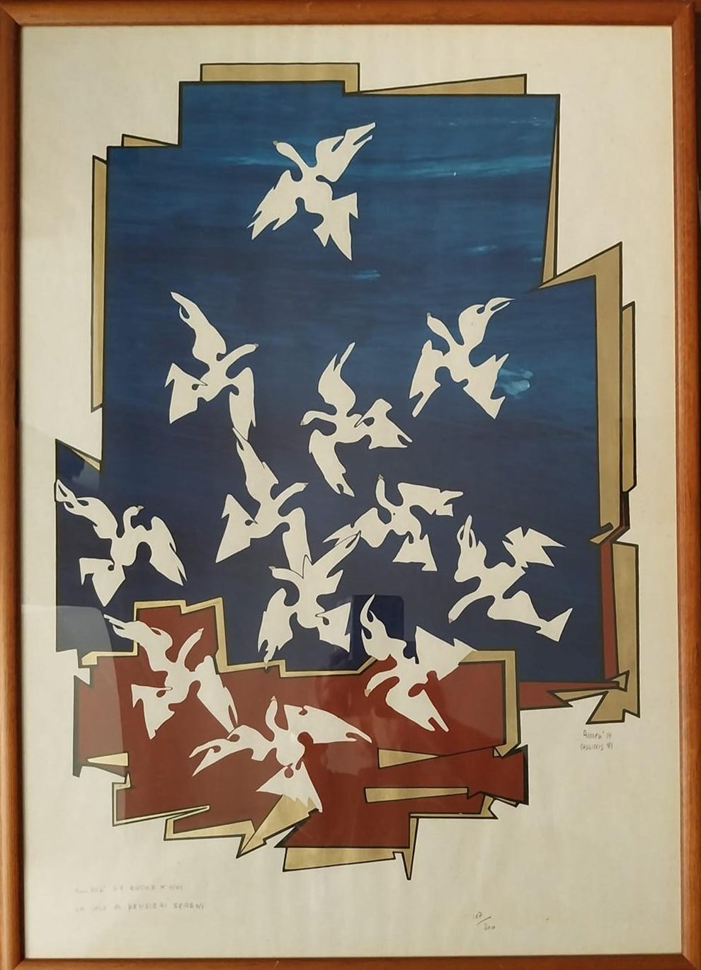 Annesi Cassinis - Senza titolo (Uccelli)