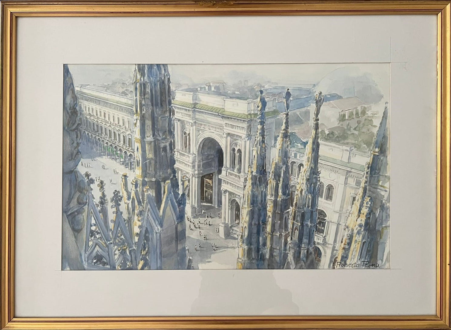 Roberto Prina - La Galleria vista dalle guglie del Duomo