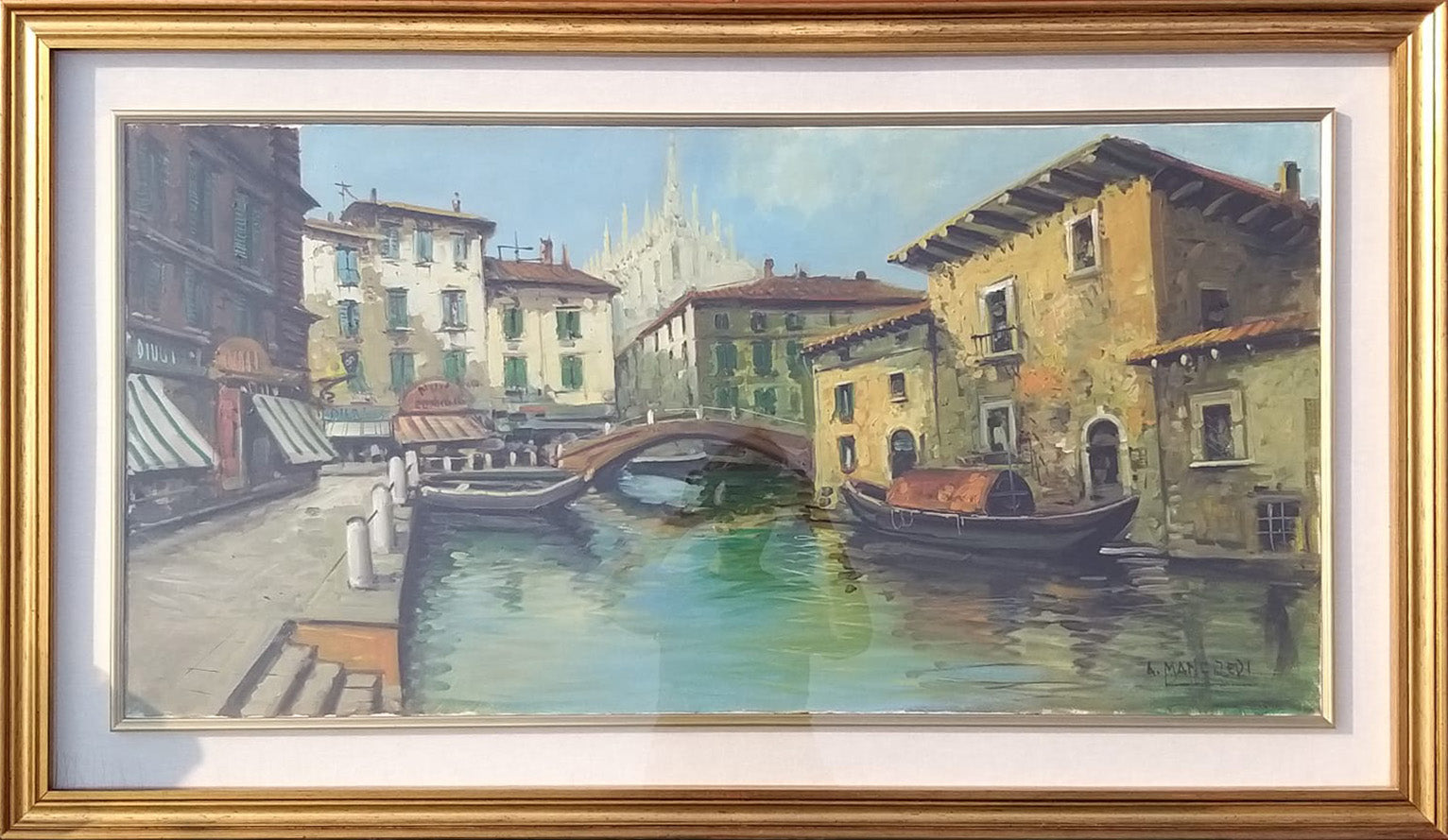A. Manfredi - View of Milan
