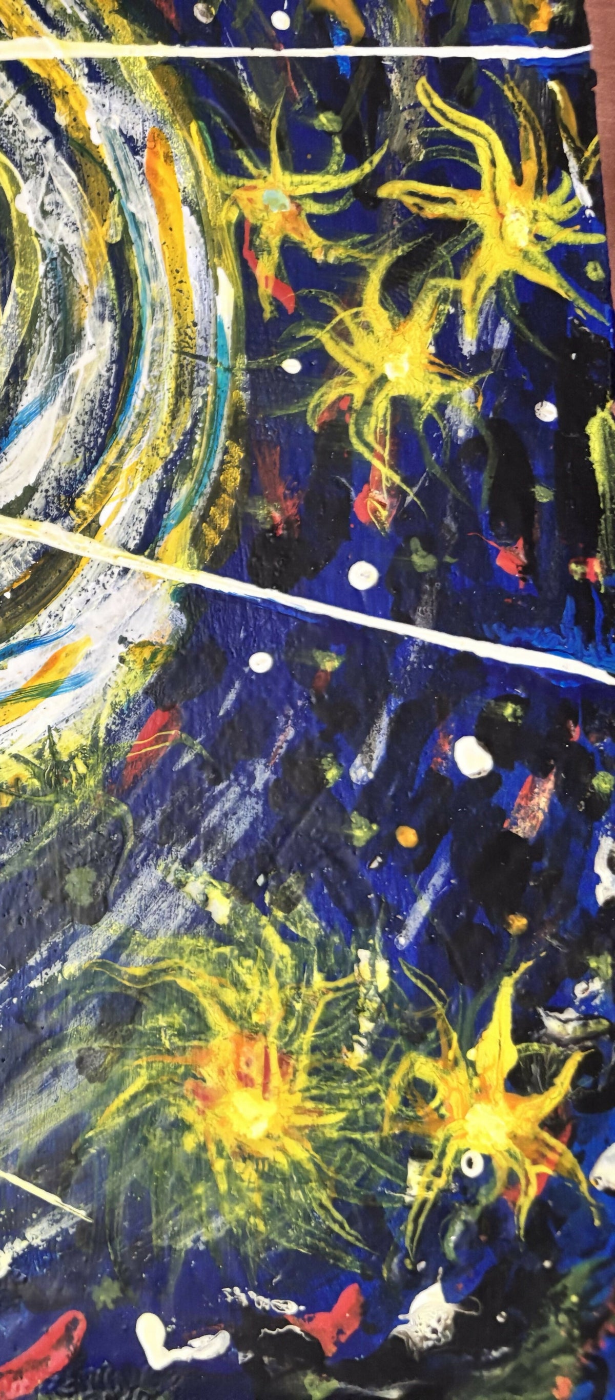 MECCANICHE CELESTI 2 – Pittura a spatola – Gianpaolo Chiodi