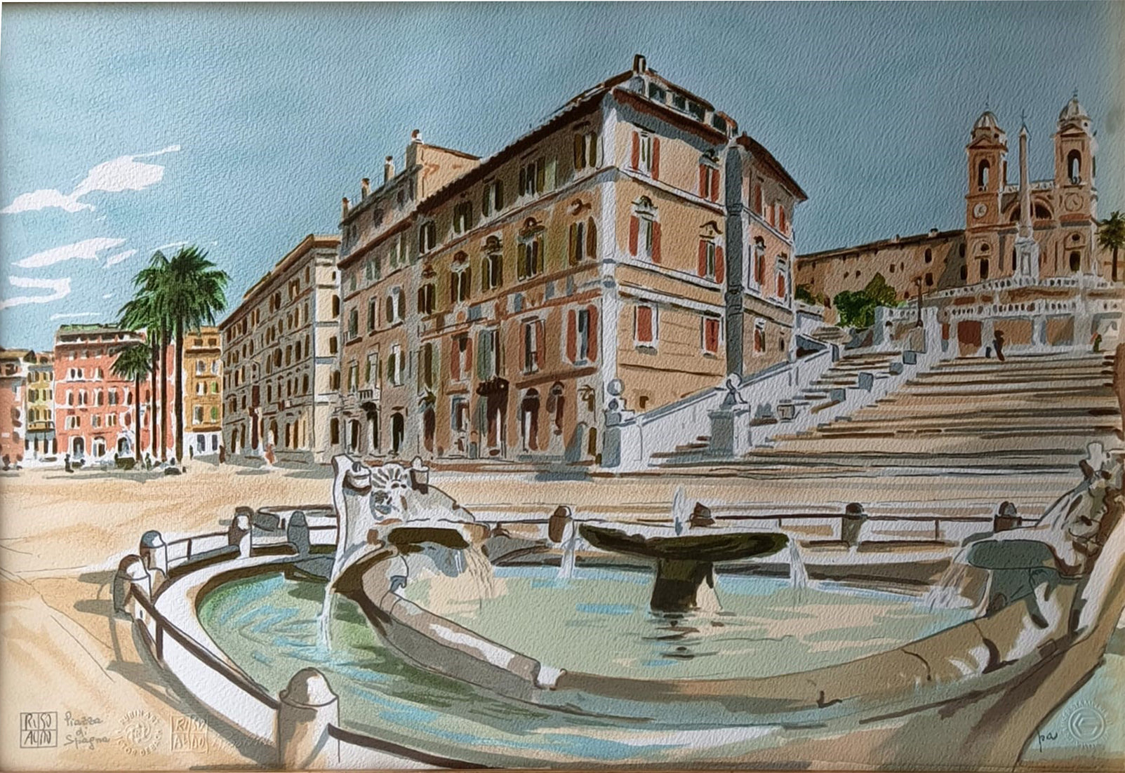 Aldo Riso - Piazza di Spagna