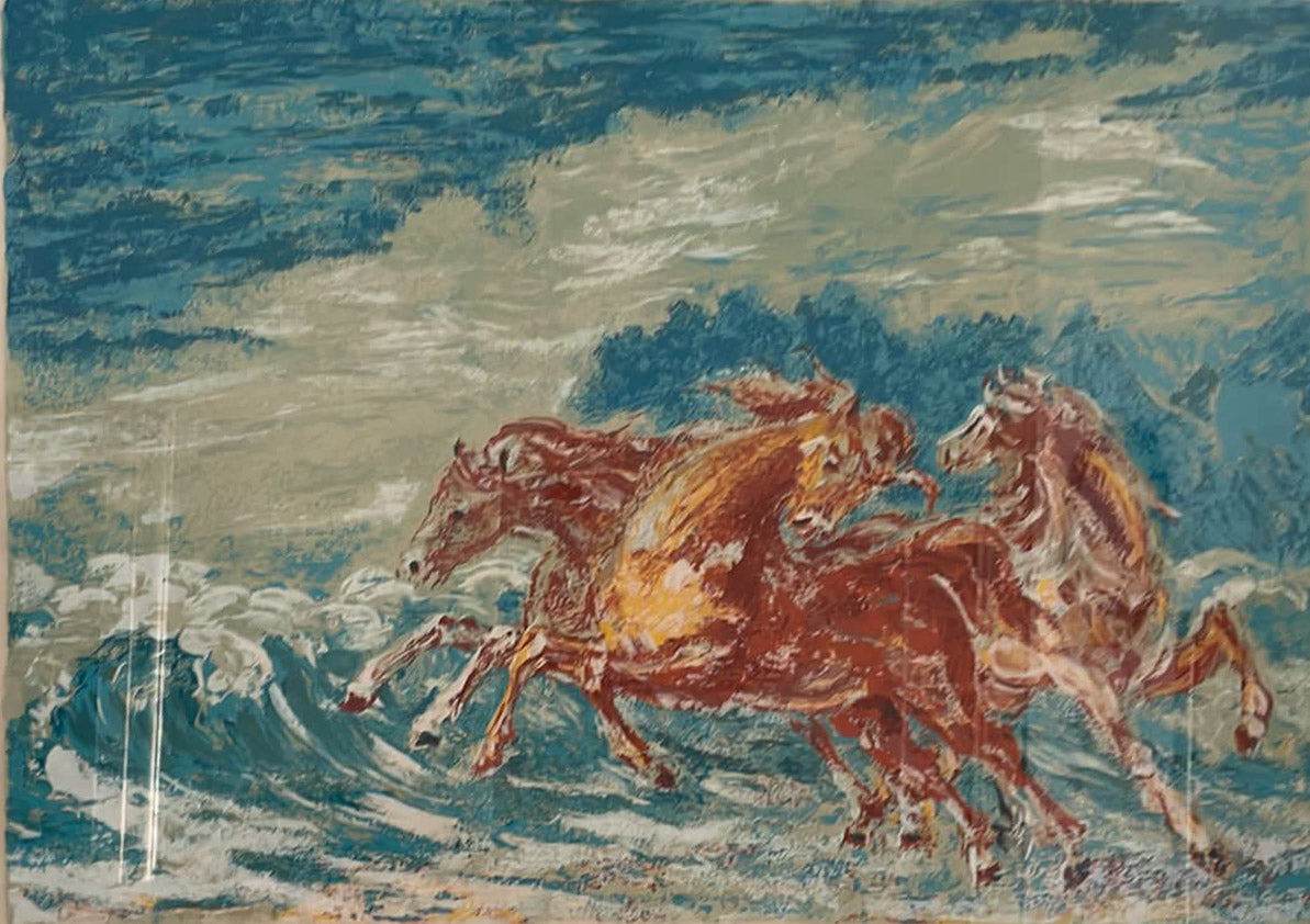 Aligi Sassu - Cavalli