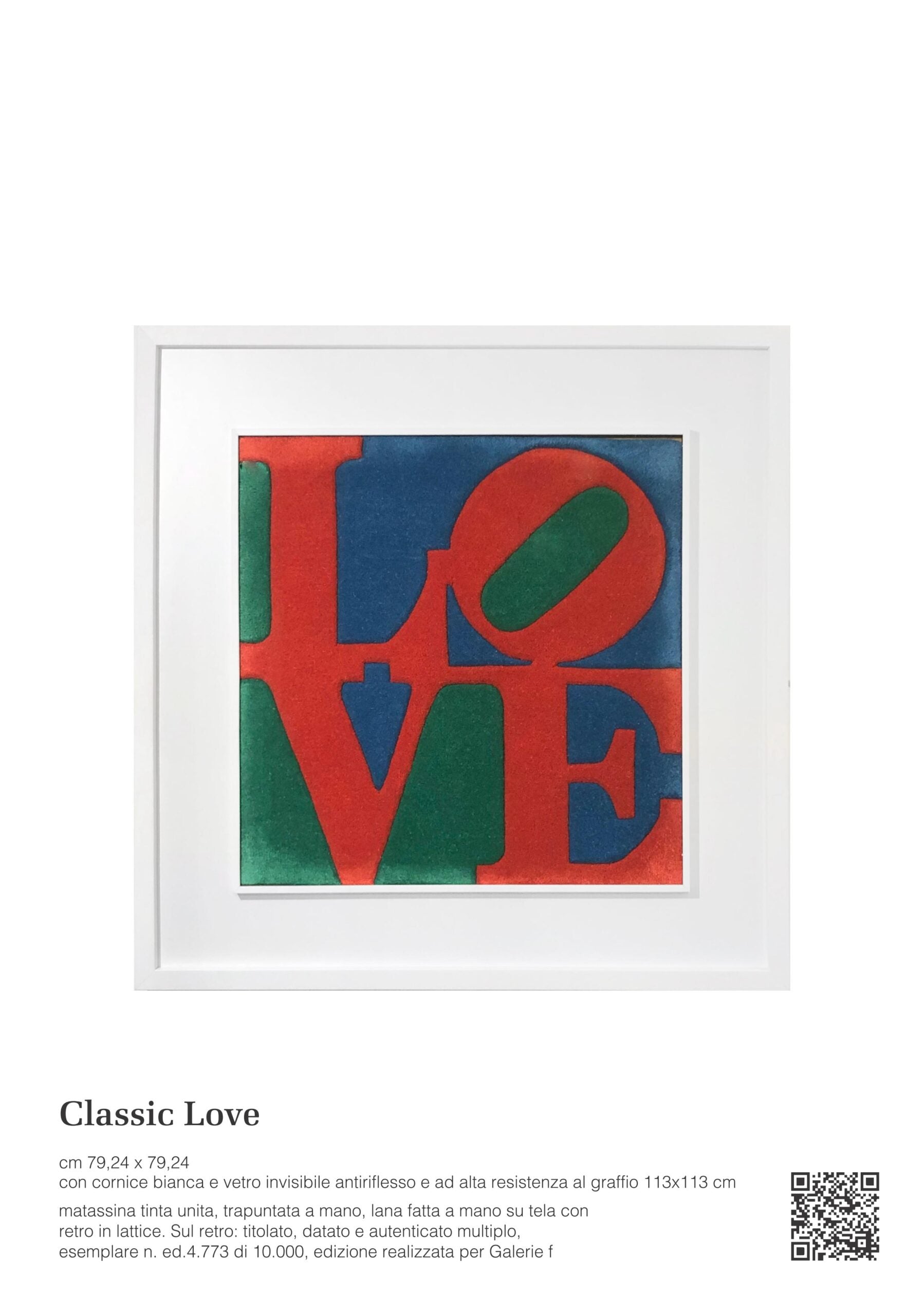 ROBERT INDIANA - CLASSIC LOVE