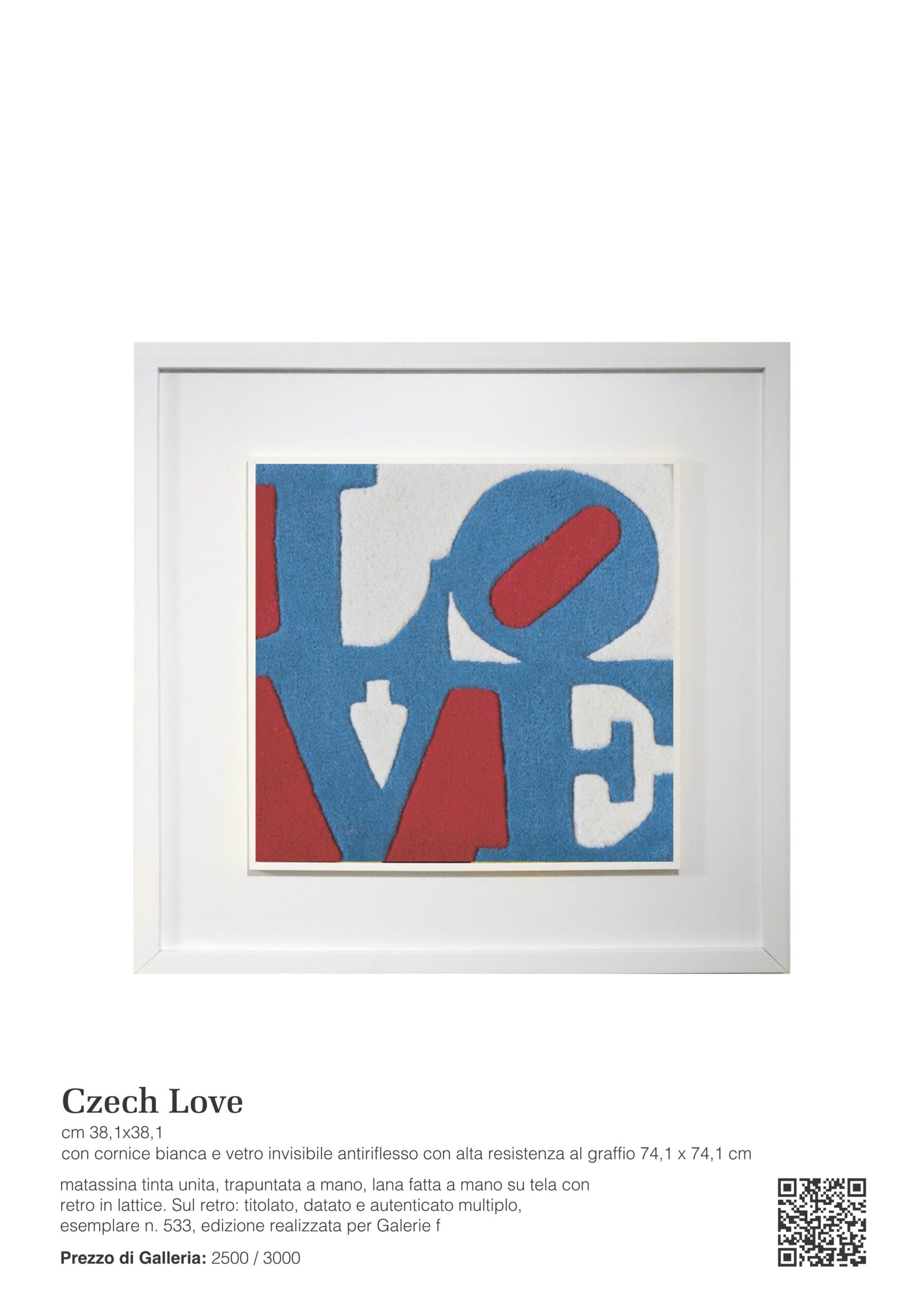ROBERT INDIANA - Amor checo