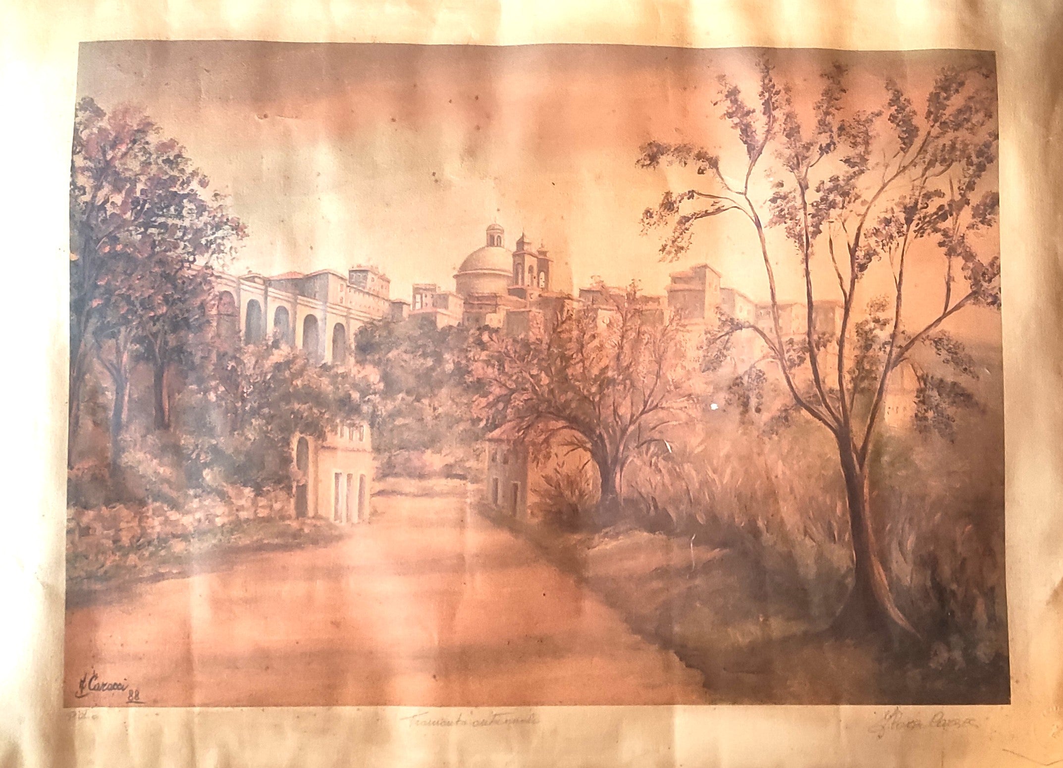 TRAMONTO AUTUNNALE - FLORA CARACCI