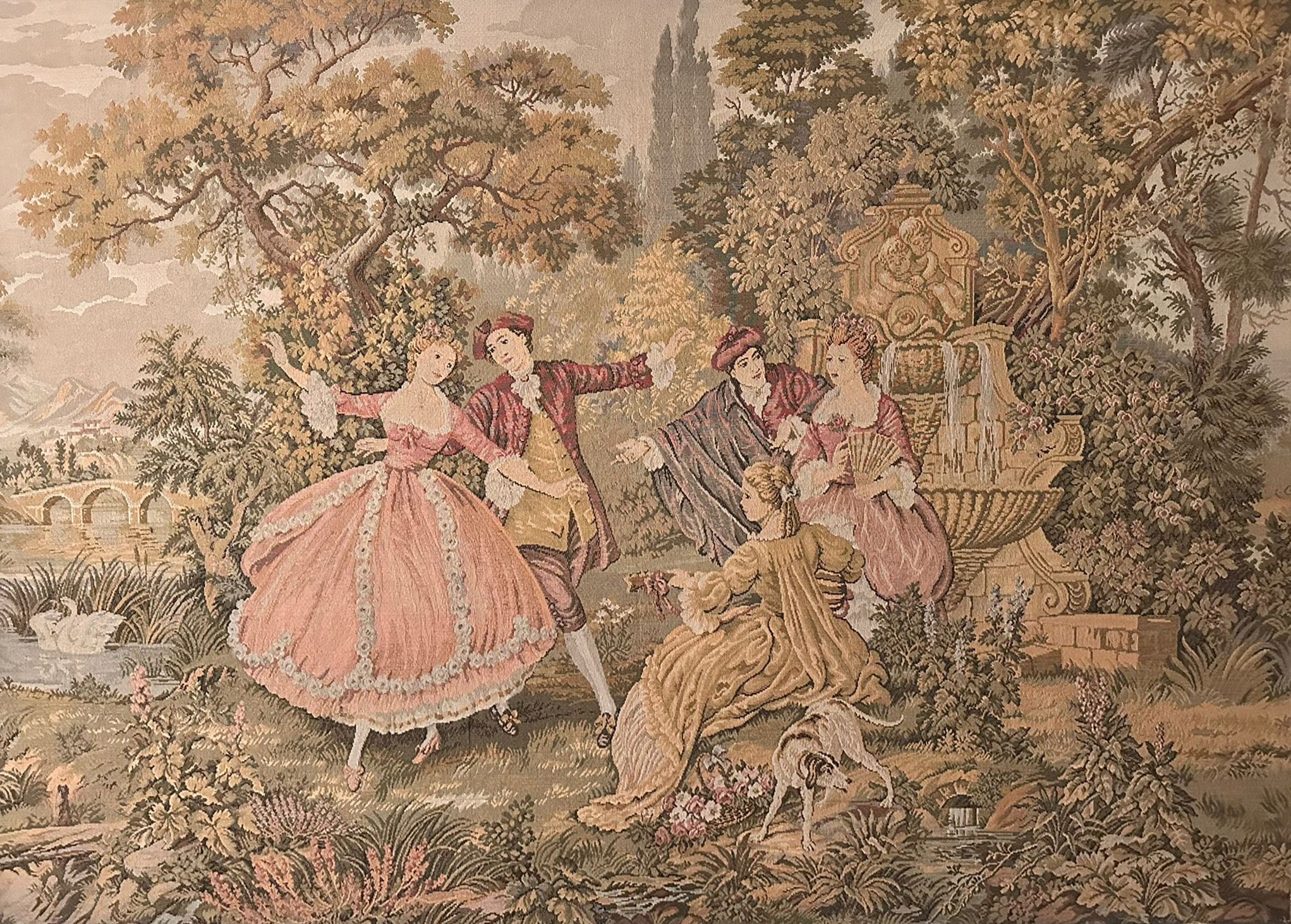 Autore Sconosciuto - Senza titolo (Nobili al lago)