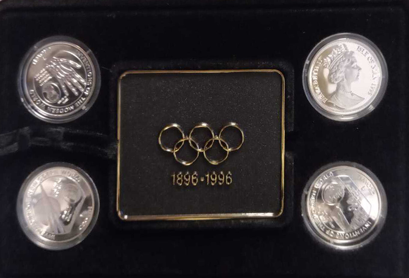 10-Piece Brilliant Uncirculated Silver Coins Minted to Celebrate the 1996 Atlanta Olympics
