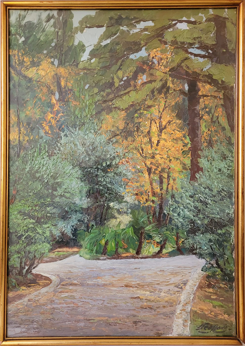 Saverio Seassaro - Autunno nel Parco di Nervi