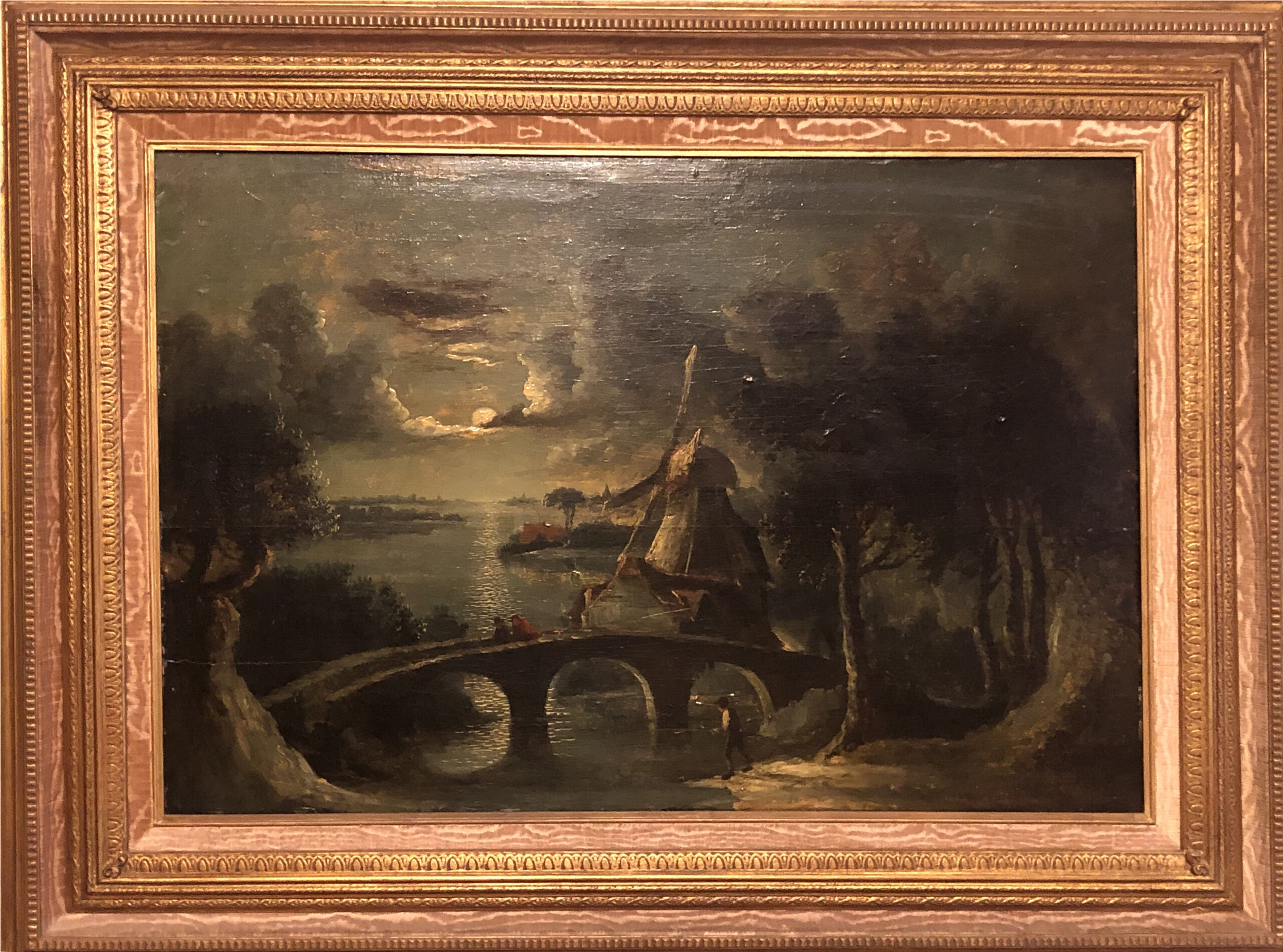 Atribuido a Abram Pether - Noche de luna