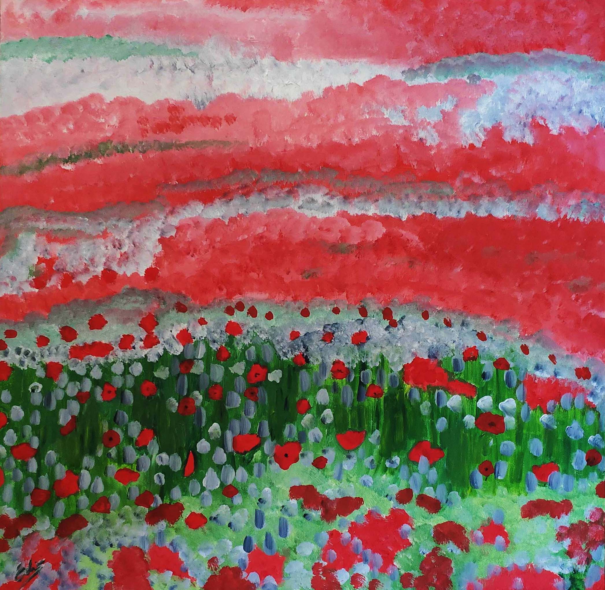 Edis Natalucci - Field of poppies