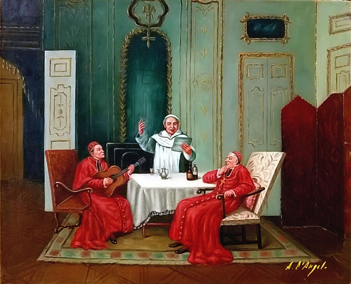 Alessandro D'Angelo - Cardenales en la mesa