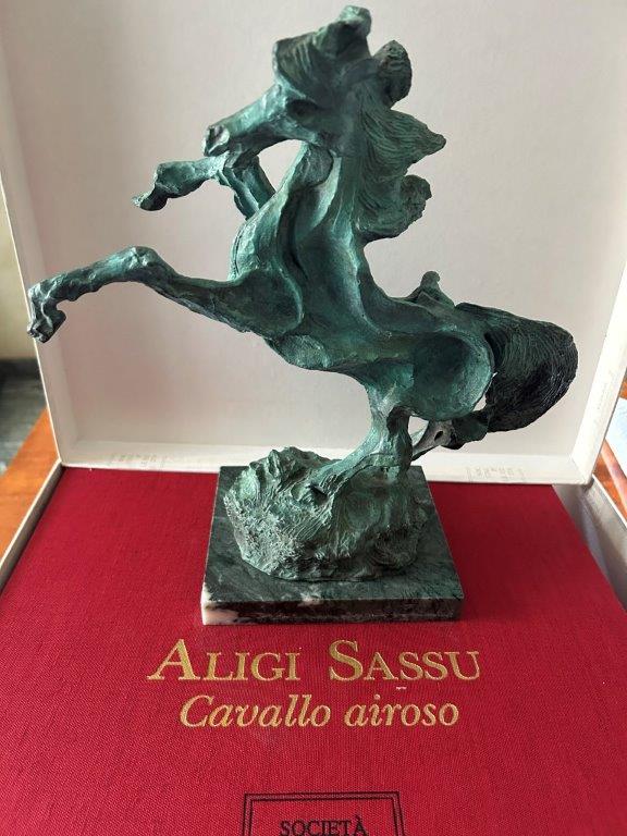 Aligi Sassu - Caballo Aireado
