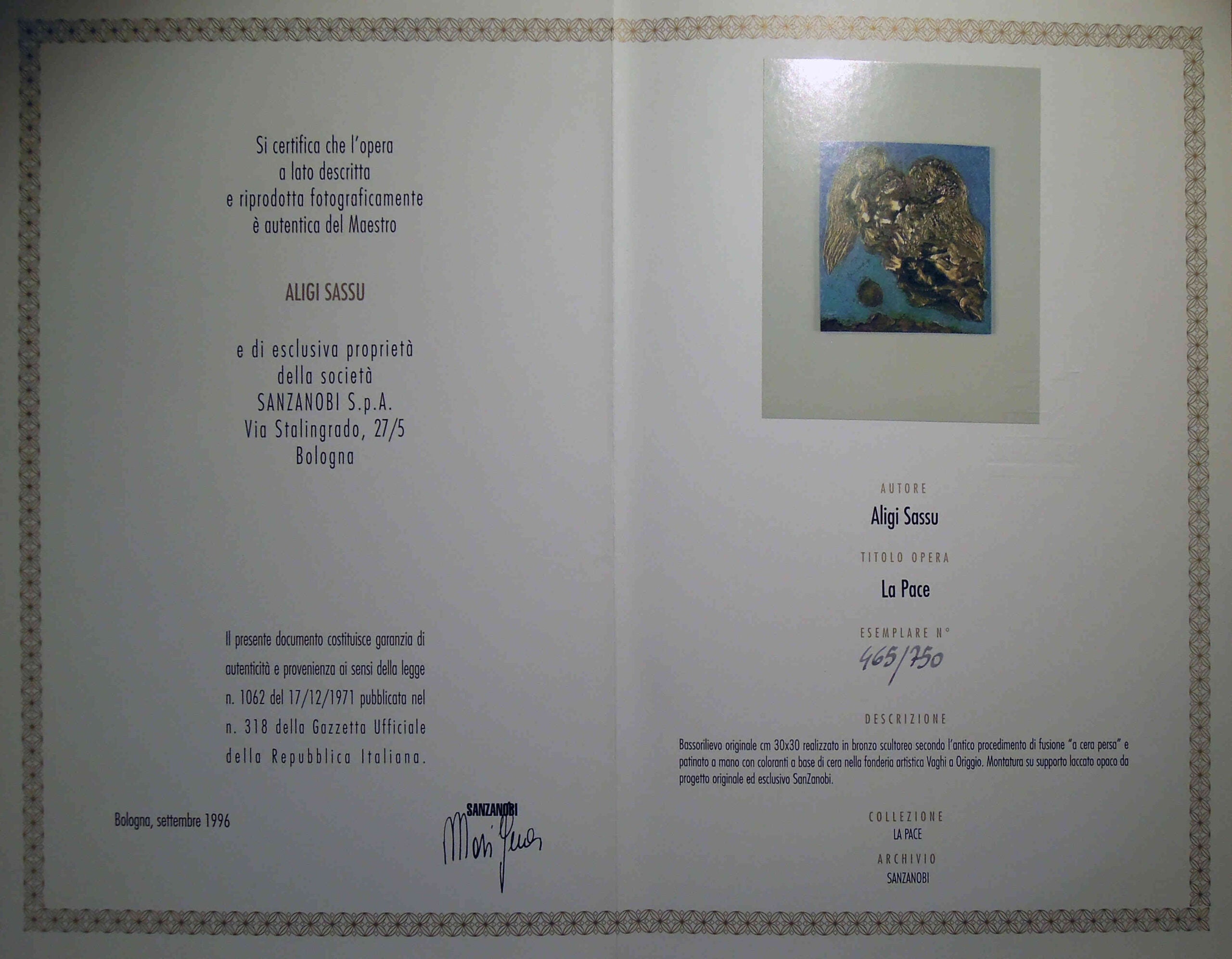 Aligi Sassu - La pace