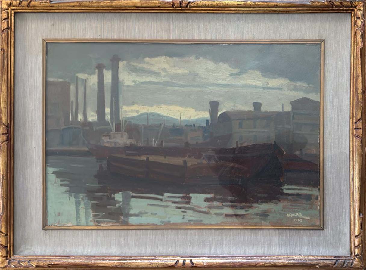 Marina portuale Livorno 68 di Angiolo Volpe