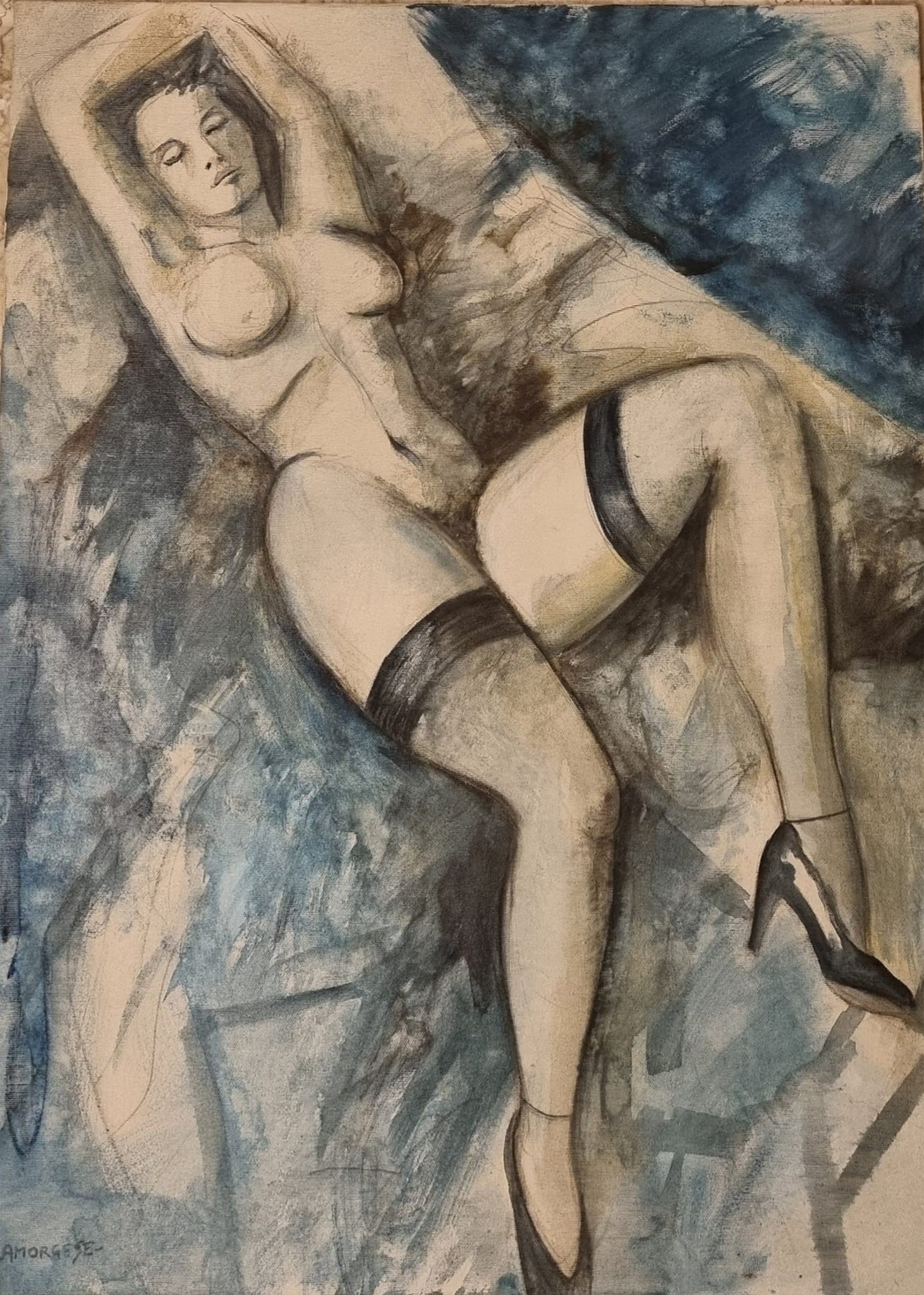 Angelo Lamorgese - Senza titolo (Nudo)