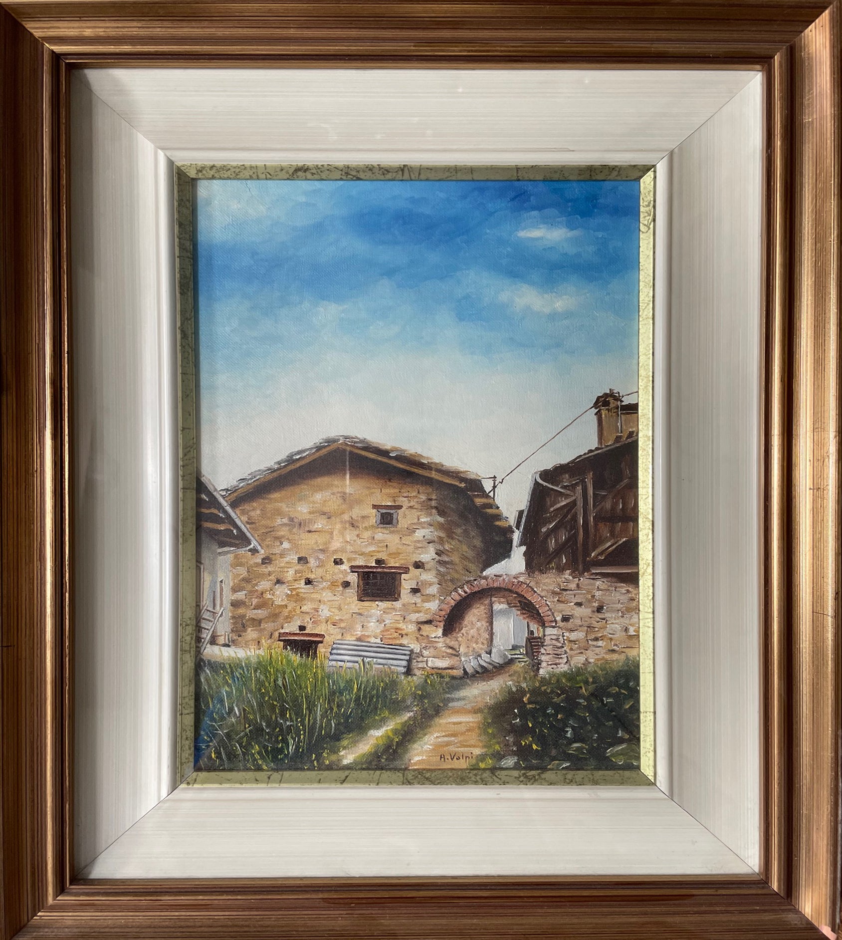 Anna Volpi - Paesaggio, Val Varaita torrette
