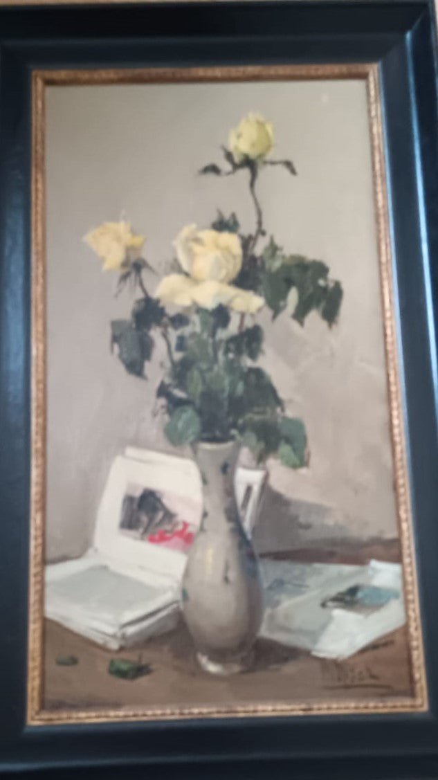 Artista anónimo - Rosas amarillas