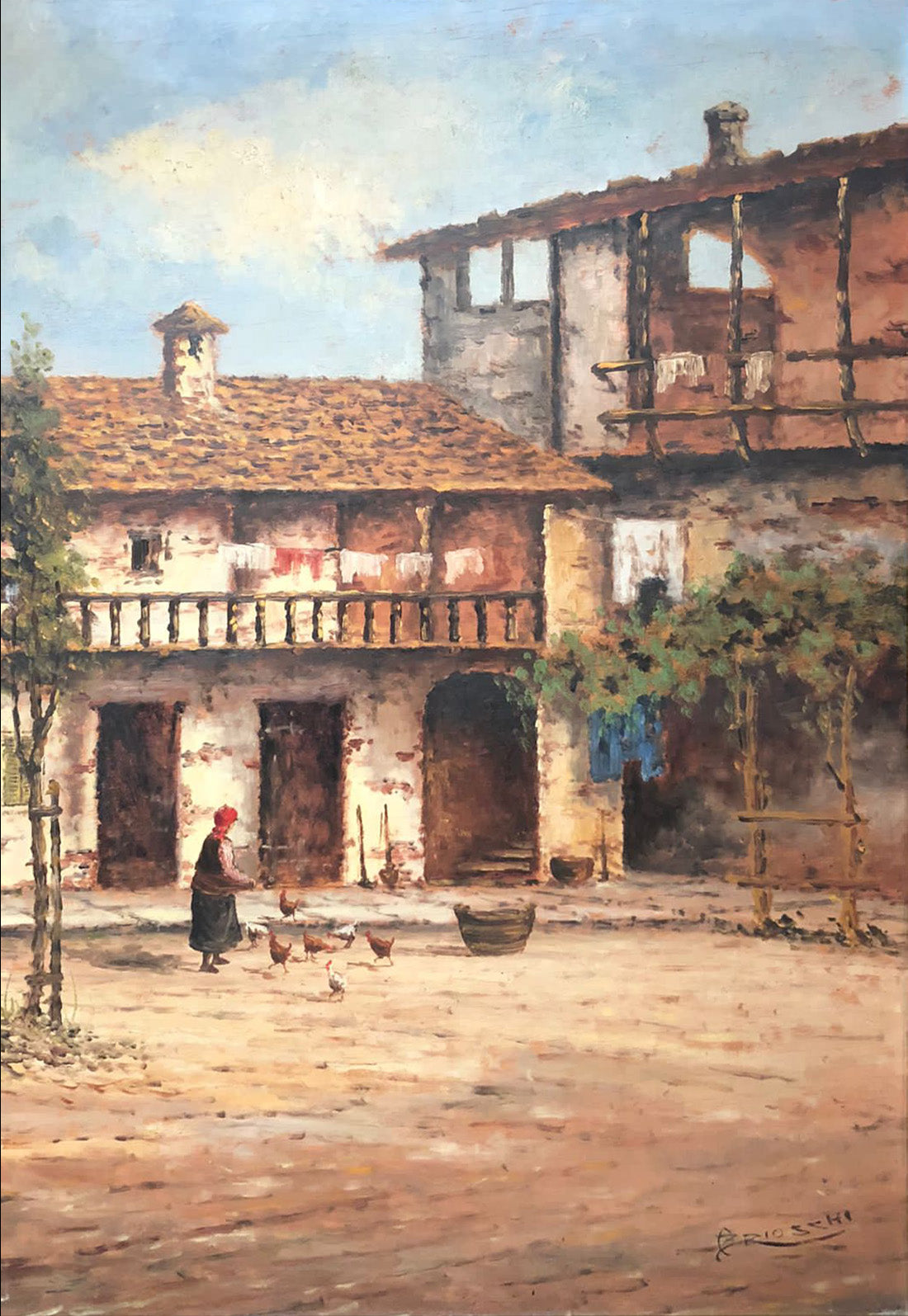 Athos Brioschi - Rustico a porto Ceresio