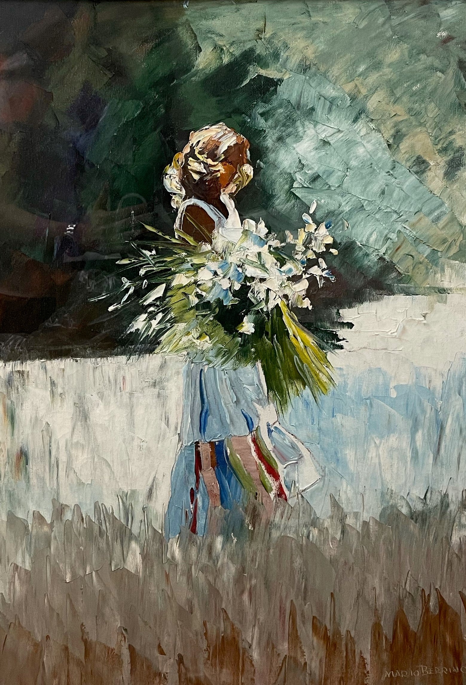 MARIO BERRINO - MUJER EN EL BOSQUE