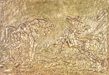 Aligi Sassu - Bianchi cavalli del mare