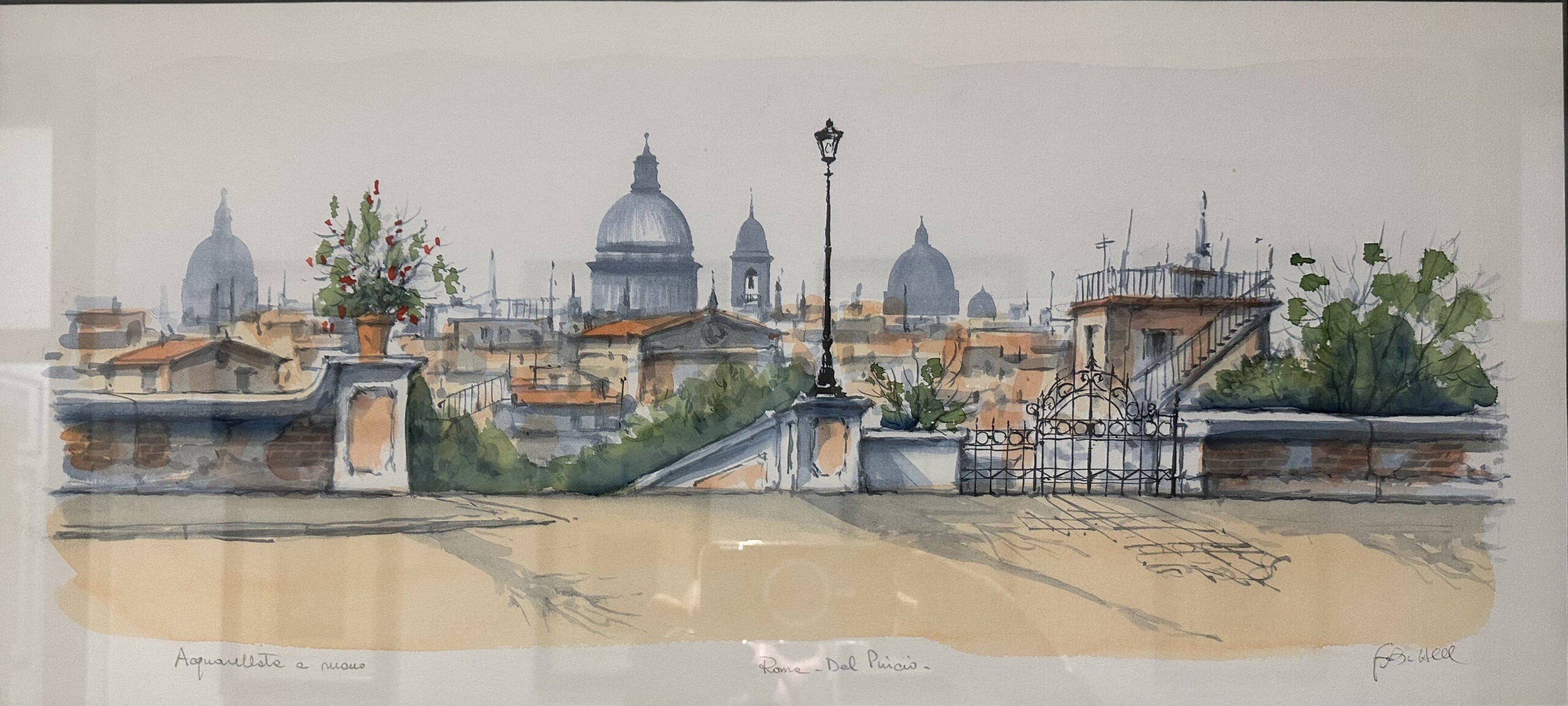 Fausto Battelli - Roma dal Pincio