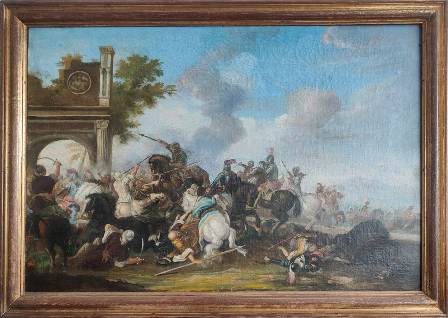 Borgognone - Battaglia cavalli