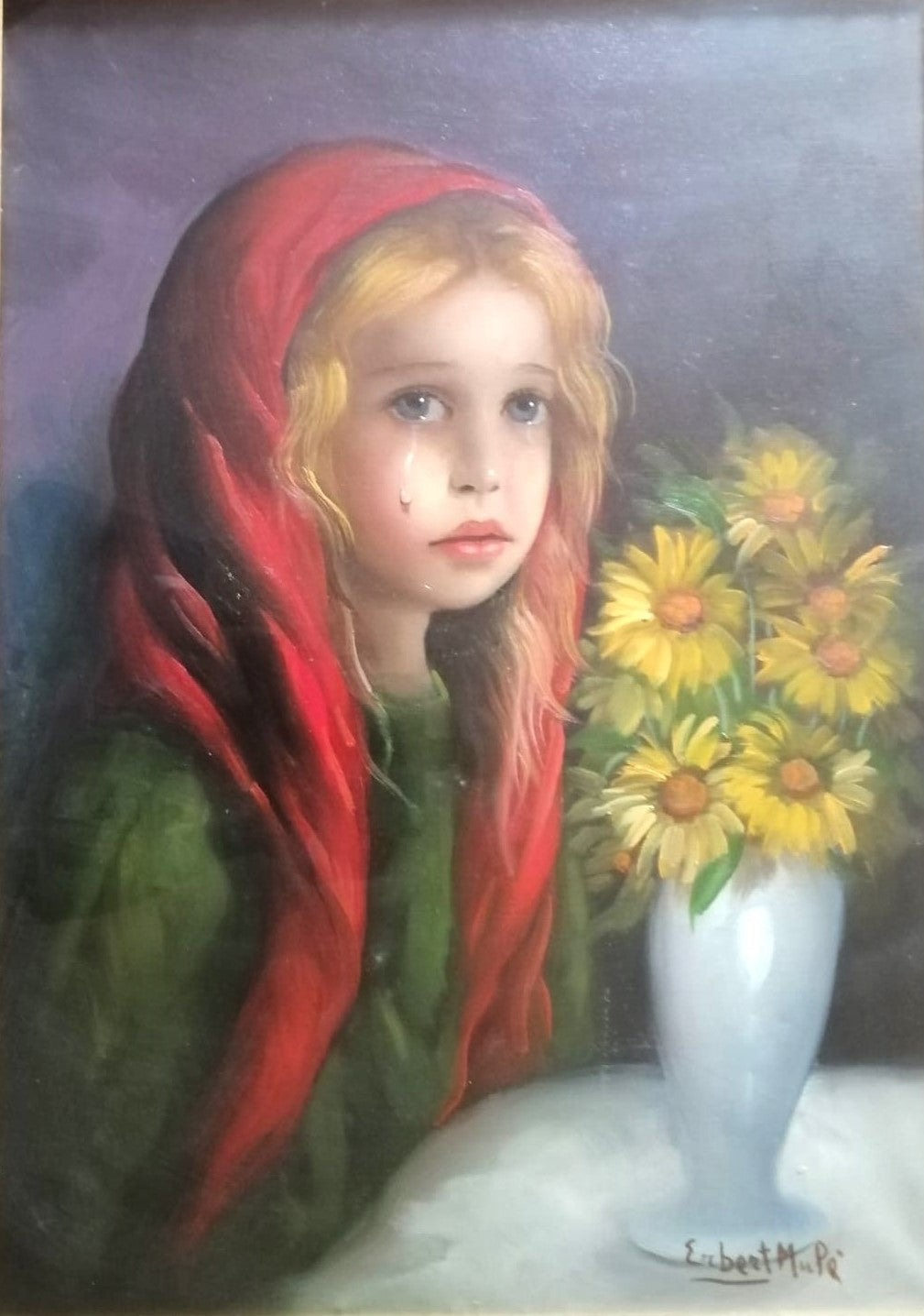 BAMBINA CON LACRIMA - ERBERT MULE'