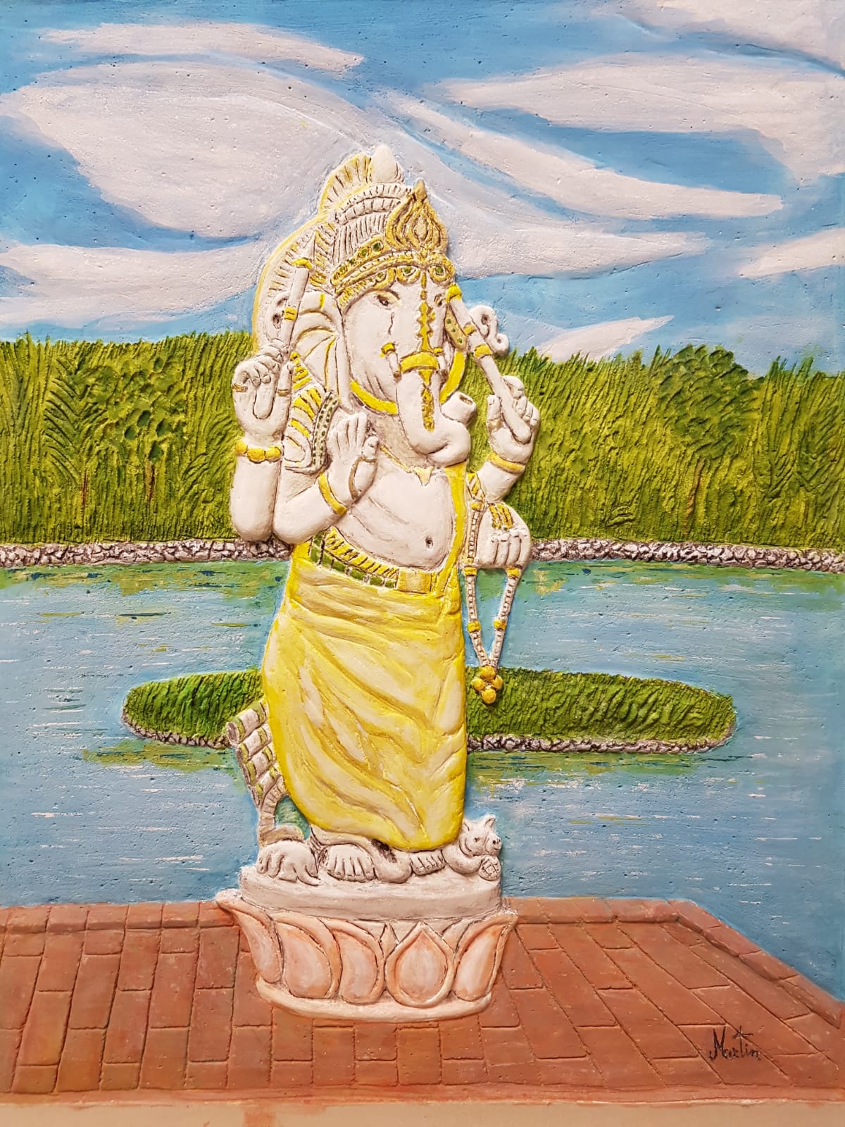 Martin Raffaele - Ganesh, divinità del Ganga Talao
