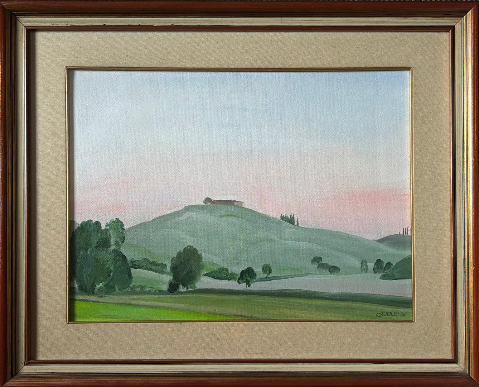 Carlo Semplici - Senza titolo (paesaggio)