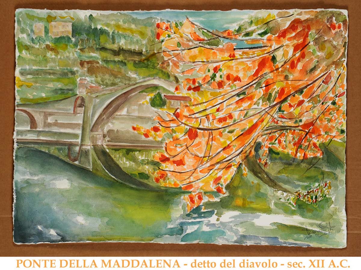 Mara Corfini - Borgo a Mozzano- Ponte della Maddalena detto del Diavolo
