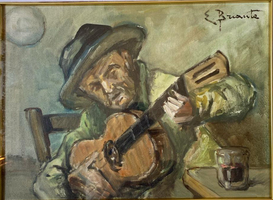 E. Briante - Senza titolo (Suonatore di chitarra)