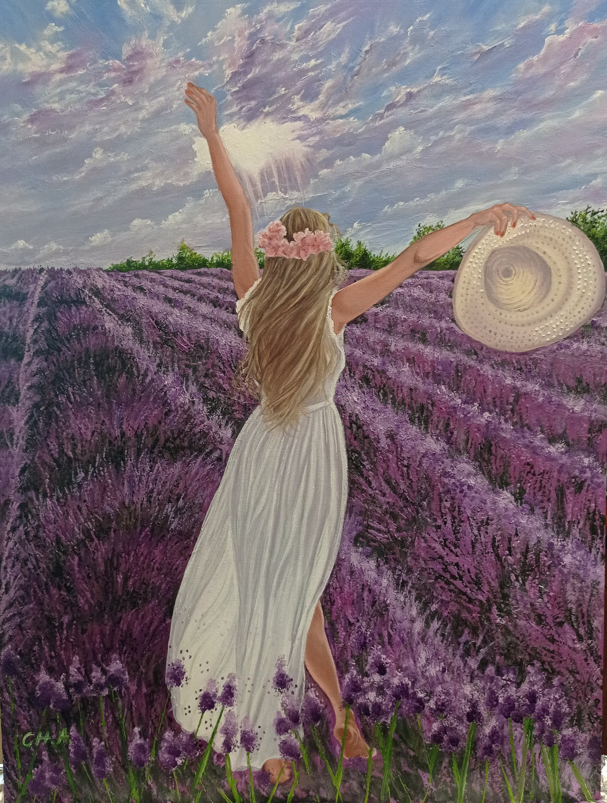 Charo Aladro - CAMPO DE LAVANDA EN BRIHUEGA