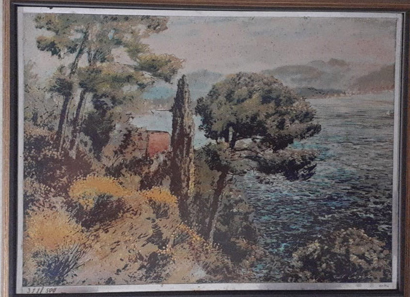 Michele Cascella - Paesaggio mediterraneo