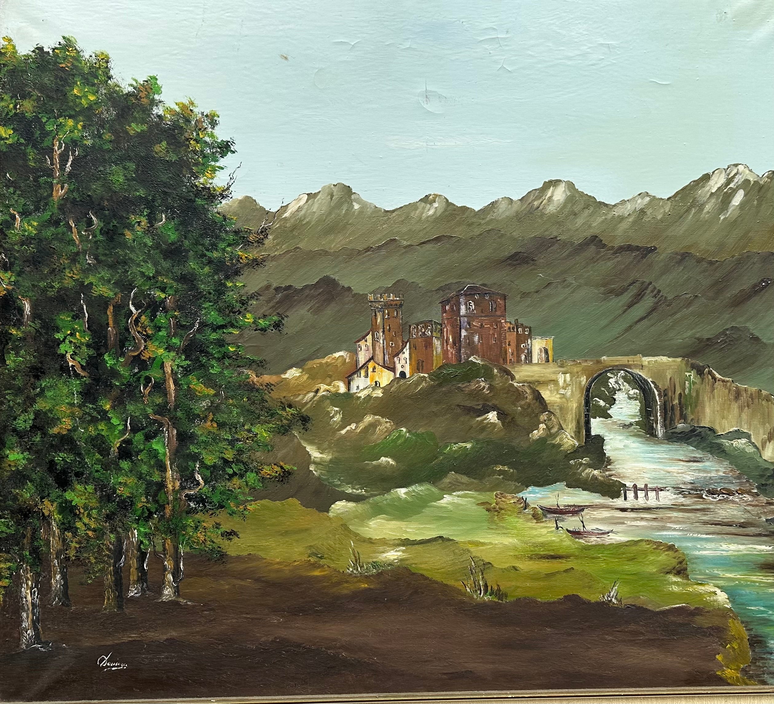 BORGO MONTANO - ARTISTA DESCONOCIDO