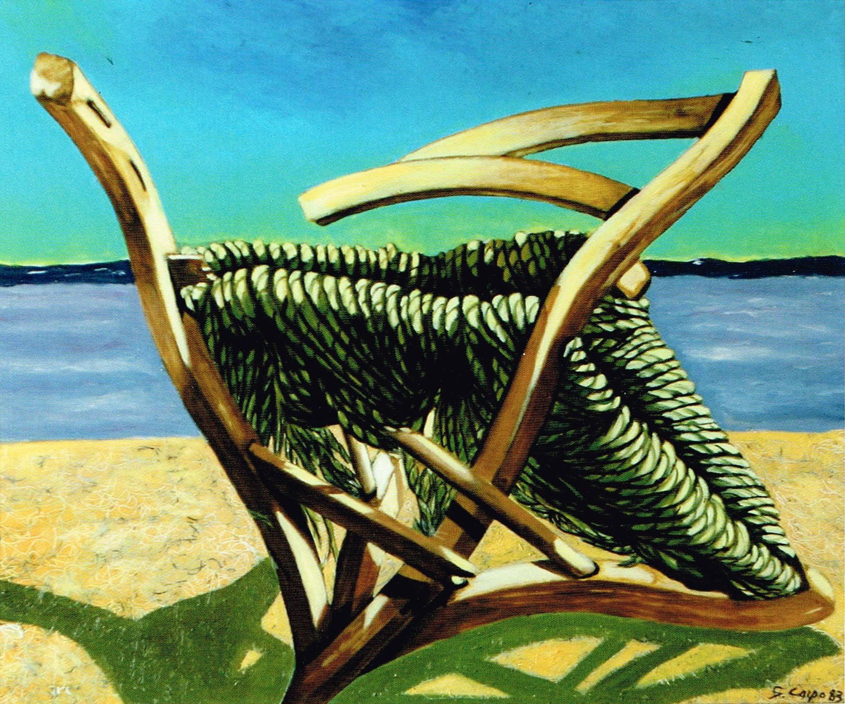 Gilberto Carpo - Sedia sulla spiaggia