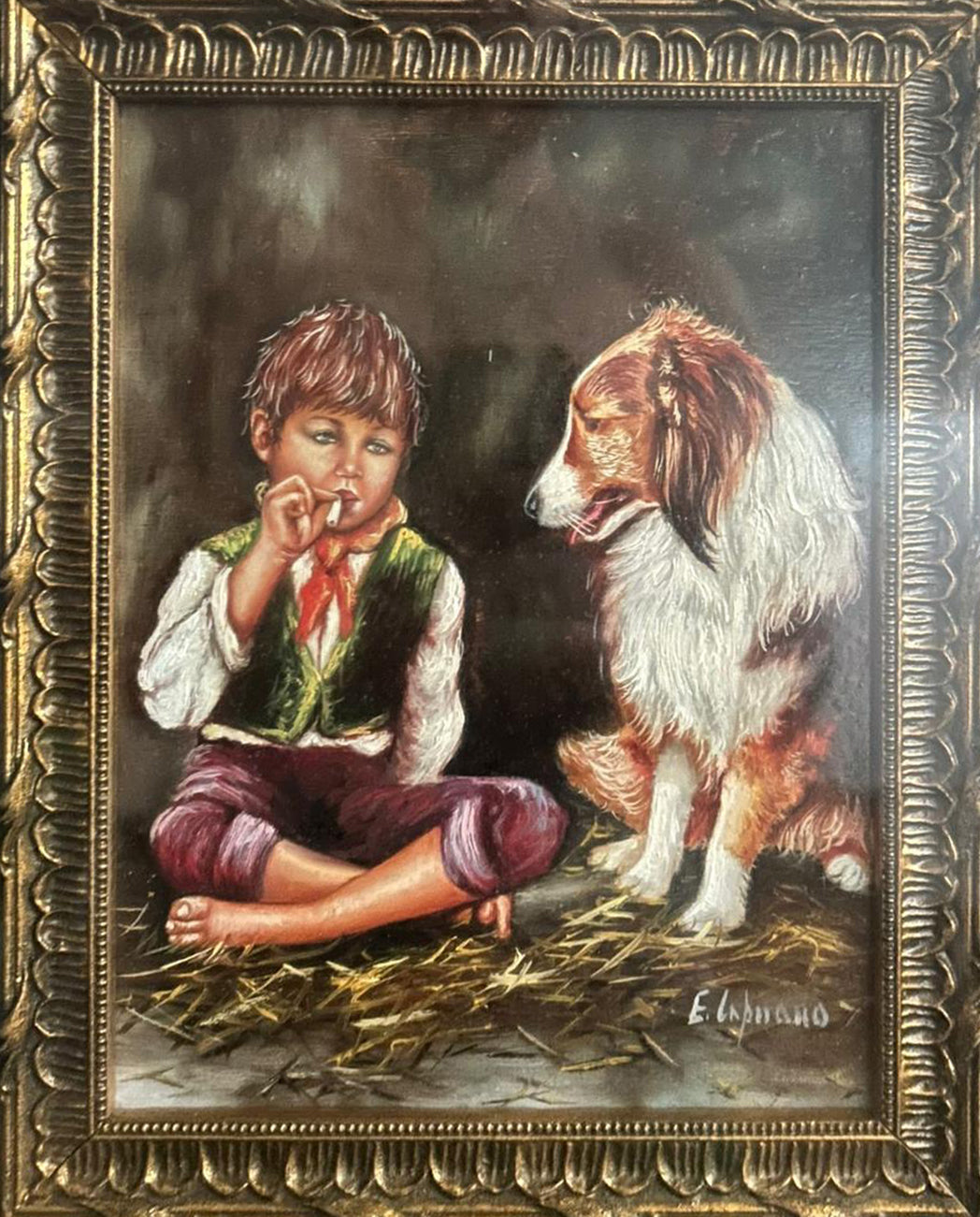 E. Capuano - Ragazzo con cane