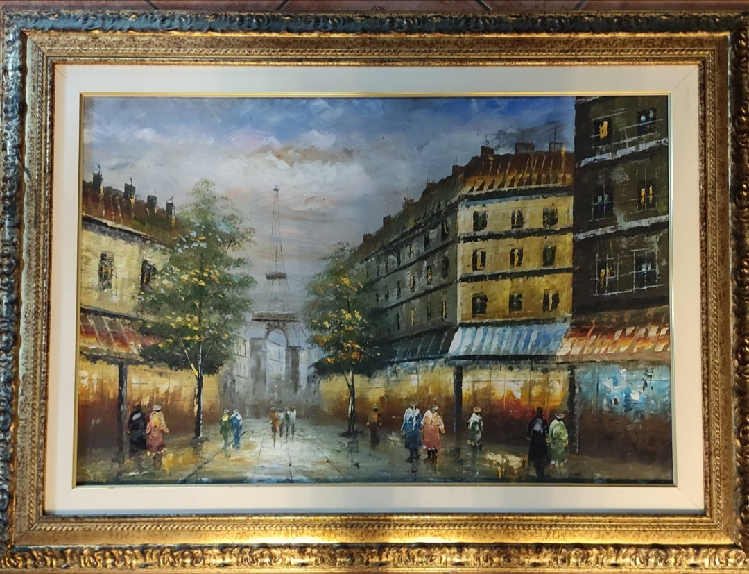 PARISIAN LANDSCAPE - UNKNOWN ARTIST