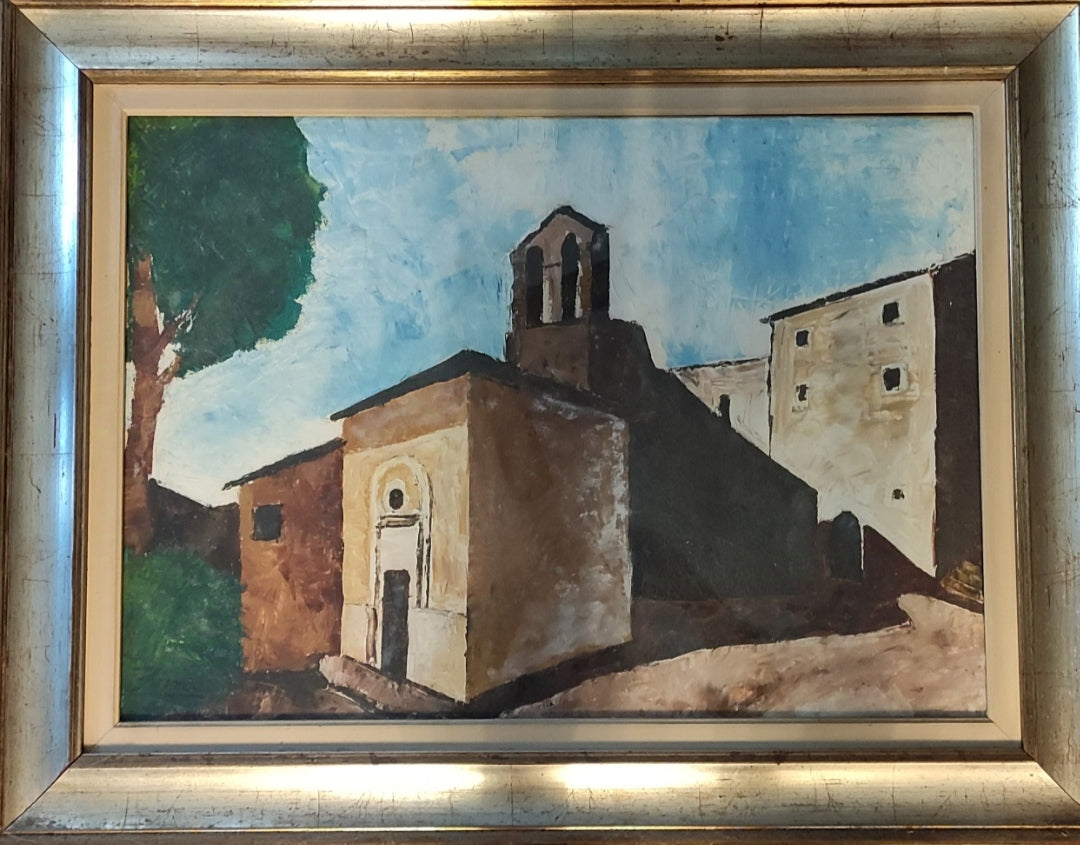 DIPTYCH BY AN UNKNOWN ARTIST - CASALE BOSCO AND ANTICO BOSCO CHURCH