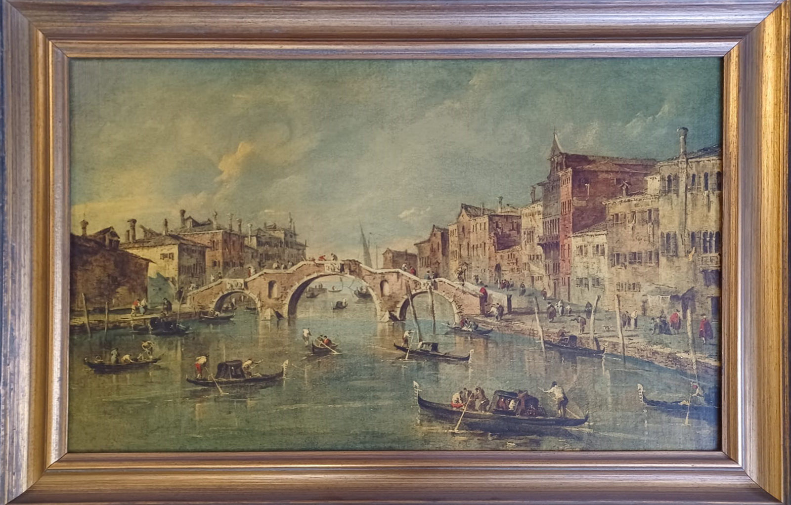 Francesco Guardi (Copia del autor) - Vista de Cannareggio