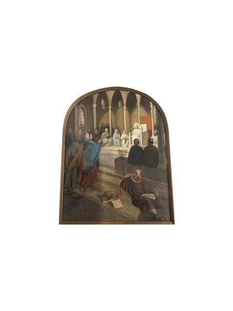 Cristo fra i dottori - Olio su tela - Horatius Amato