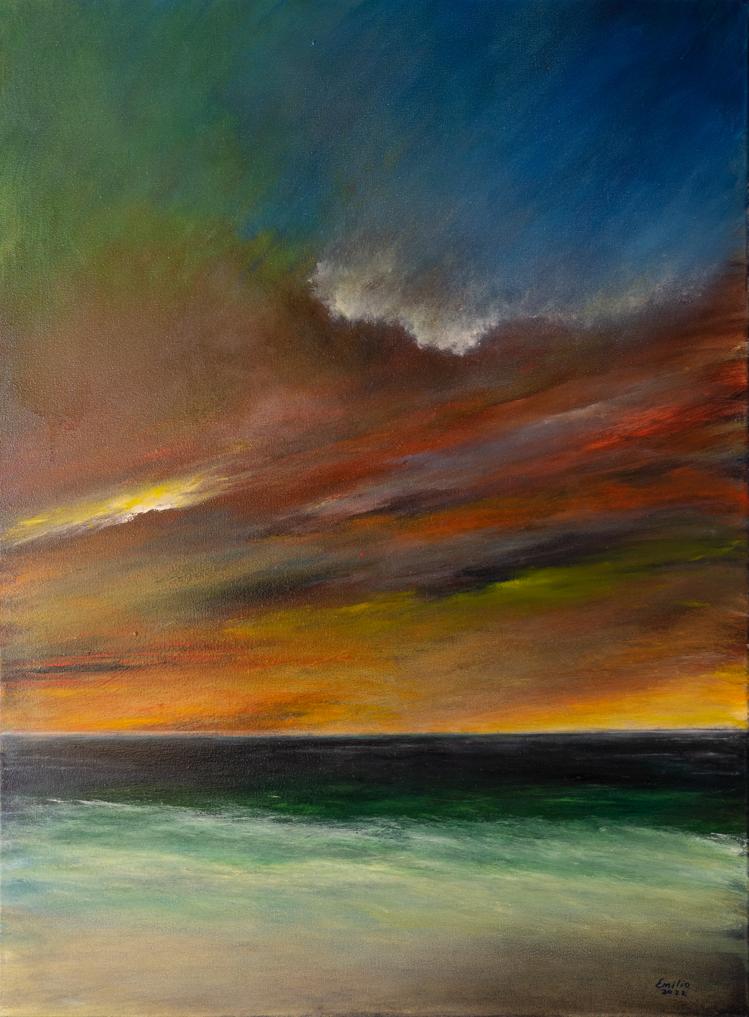 Emilio Carnerero Muñoz - Calurosa y oscura tarde de verano