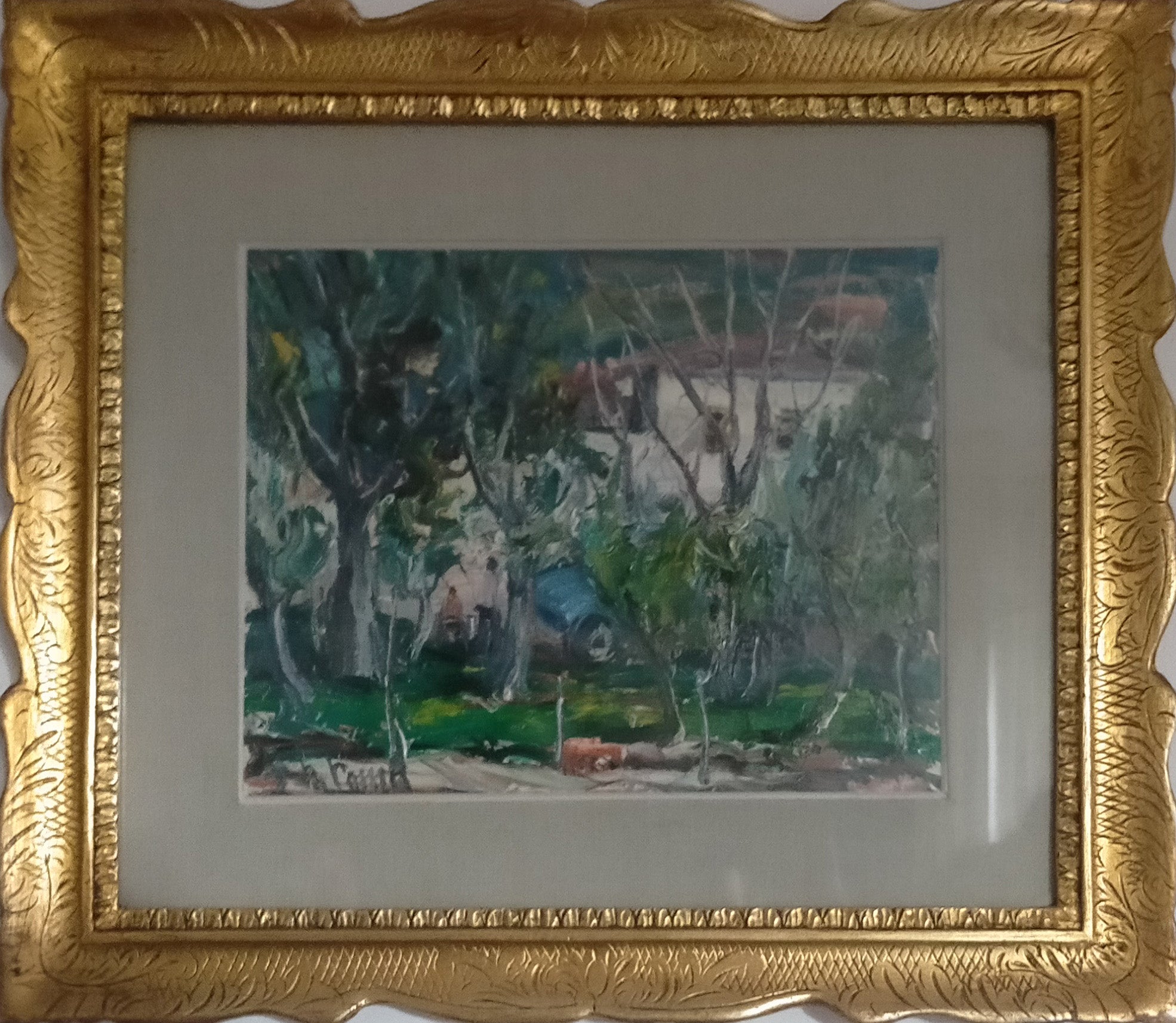 Radames Toma - Casa con alberi