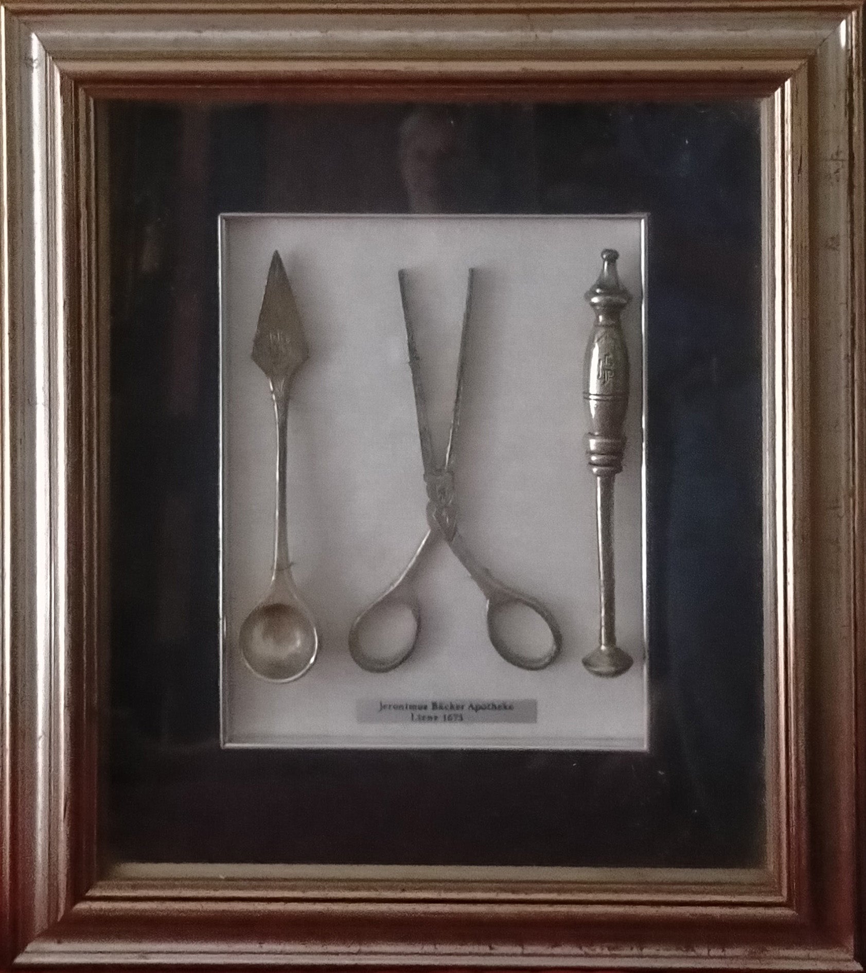 Replica of the pharmaceutical instruments of Jeronimus Bäcker