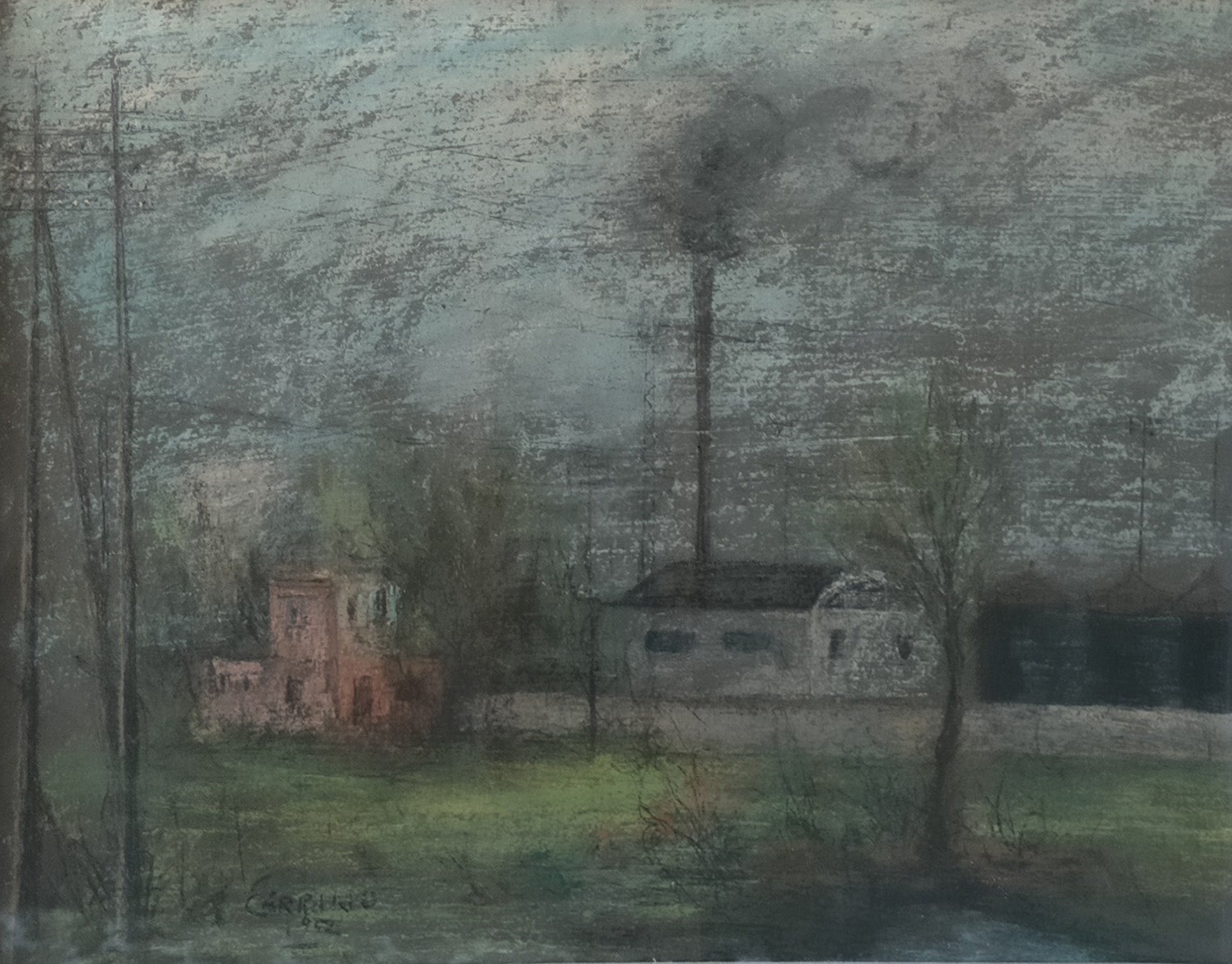 Giuseppe Carrino  - Senza Titolo (Paesaggio)